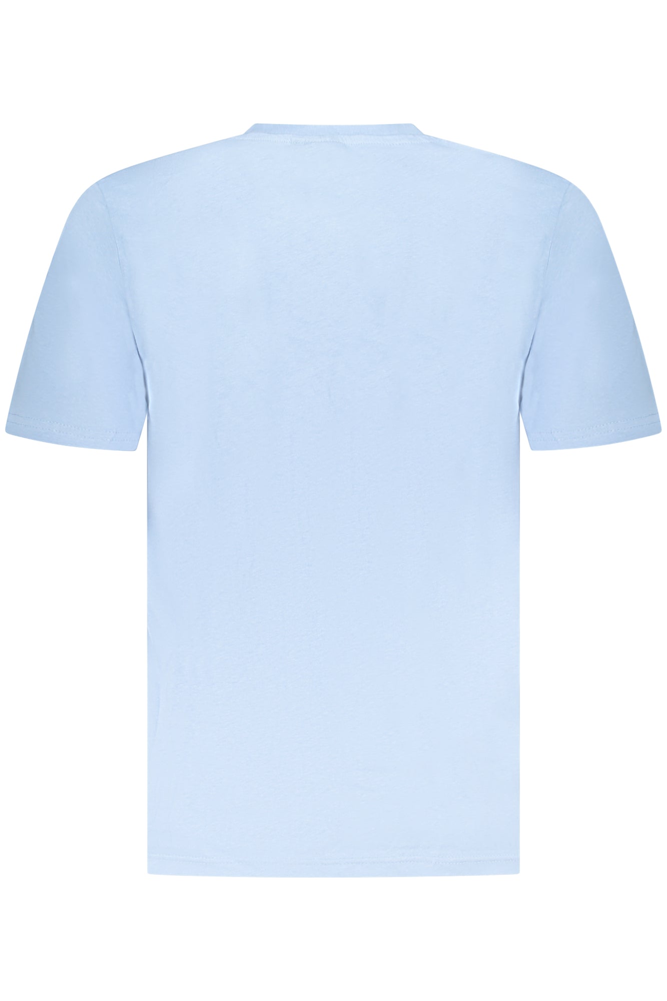 AU02646_AZ4CIELO – Hellblaues Herren T-Shirt: Kurzarm, Rundhals & Logodruck – Größe: S, M, L, XL, 2XL, 3XL – Farbe: Azzurro