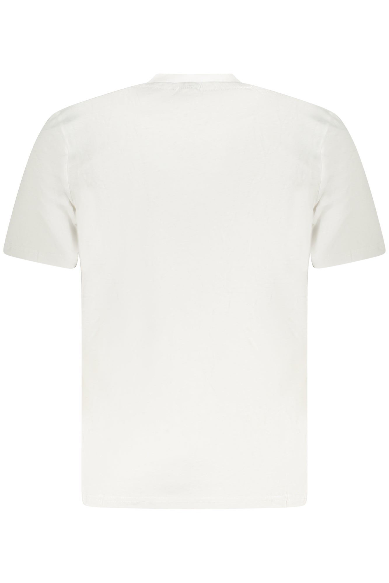 AU02643_BI6BIANC – Herren Kurzarm T-Shirt Weiß mit Stickerei und Rundhals Design – Größe: S, M, L, XL, 2XL, 3XL – Farbe: Bianco