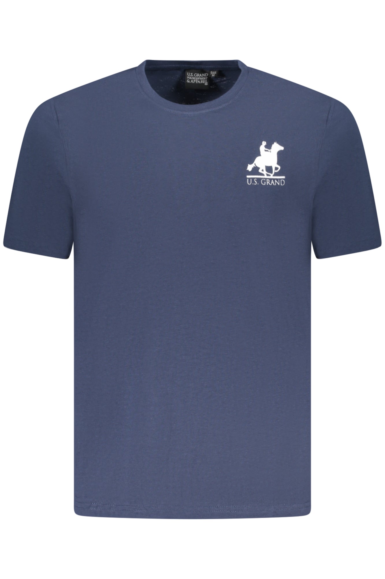 AU02647_BL1NAVY – Herren Kurzarm Blau T-Shirt mit Aufdruck und Rundhalsausschnitt – Größe: M, L, XL, S, 2XL, 3XL – Farbe: Blu