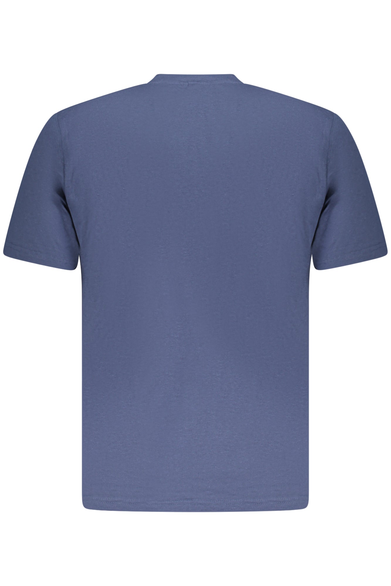 AU02643_BL1NAVY – Blaues Herren T-Shirt mit Rundhals und Stickerei - Kurzarm Essenziell – Größe: S, M, L, XL, 2XL, 3XL – Farbe: Blu