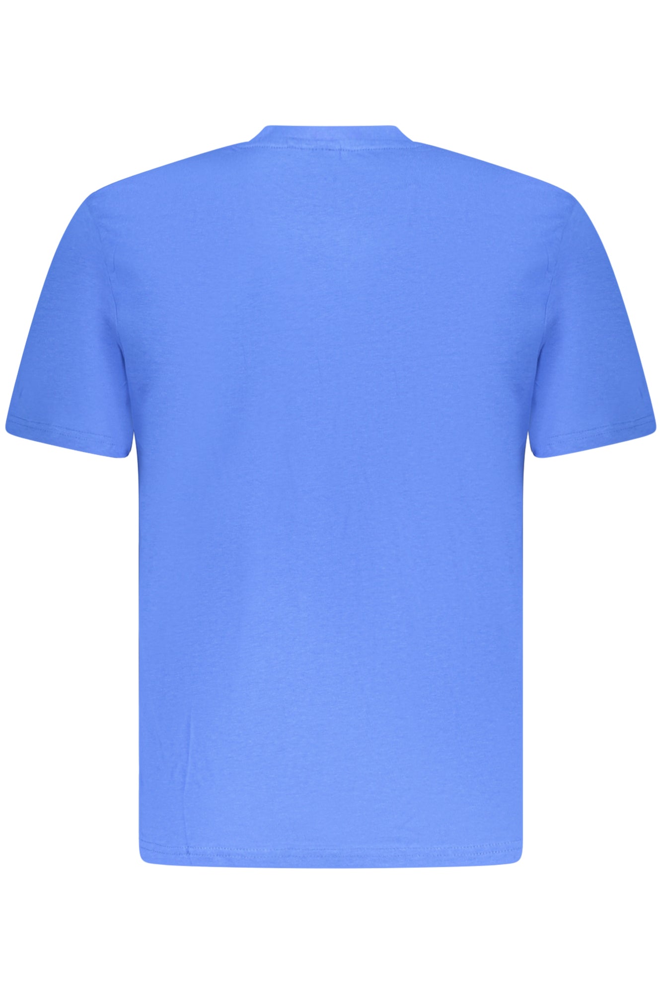 AU02643_BL3AZZUR – Herren Kurzarm T-Shirt Blau – Rundhals mit Stickerei Logo – Größe: S, M, L, XL, 2XL, 3XL – Farbe: Blu