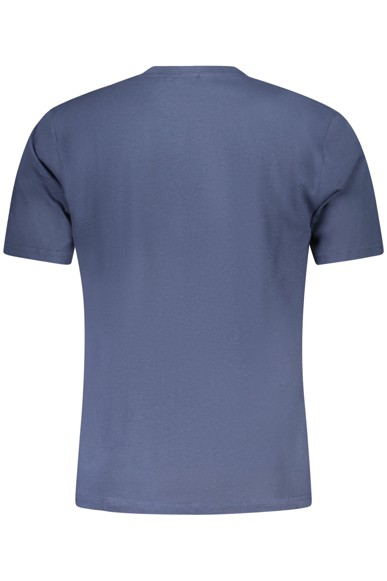 AU02646_BL1NAVY – Blaues Herren T-Shirt mit Rundhals und Aufdruck - Kurzarmdesign – Größe: XL, 3XL, S, M, L, 2XL – Farbe: Blu