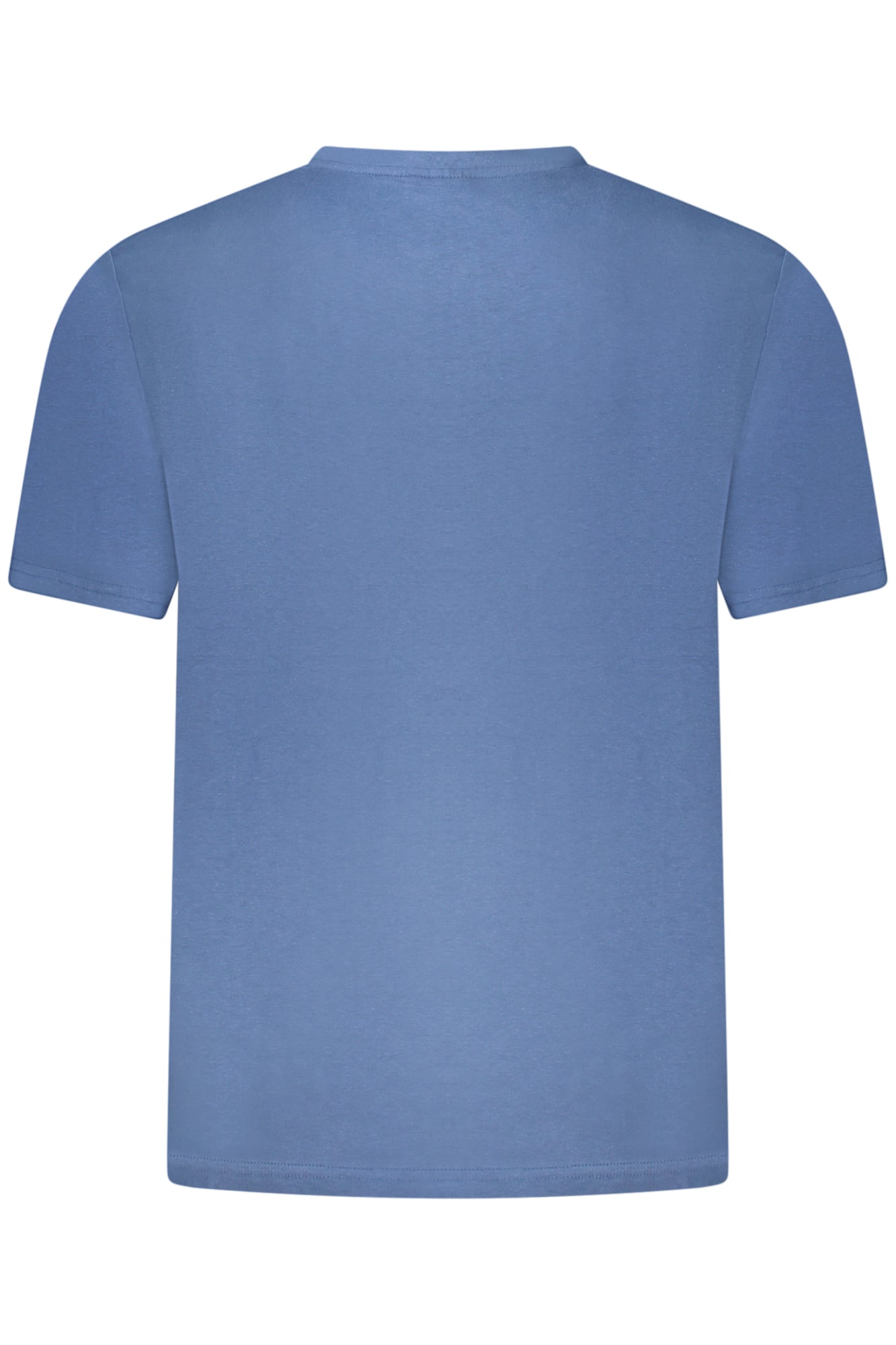 AU02648_BL2JEANS – Herren Kurzarm T-Shirt Blau mit Rundhals, Druck & Logo-Design – Größe: S, M, L, XL, 2XL, 3XL – Farbe: Blu