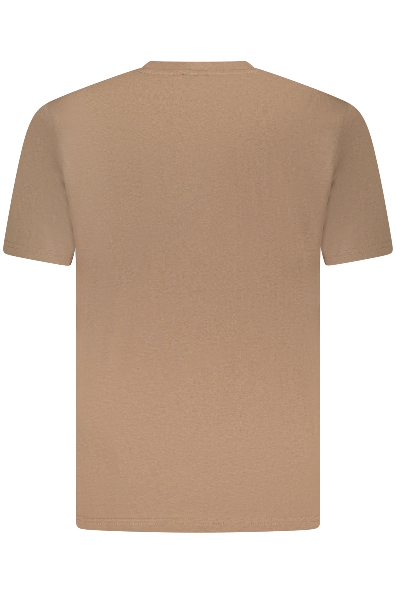 AU02647_MA18FANG – Herren Kurzarm T-Shirt Braun mit Rundhals und Logo-Aufdruck – Größe: M, L, 3XL, S, XL, 2XL – Farbe: Marrone