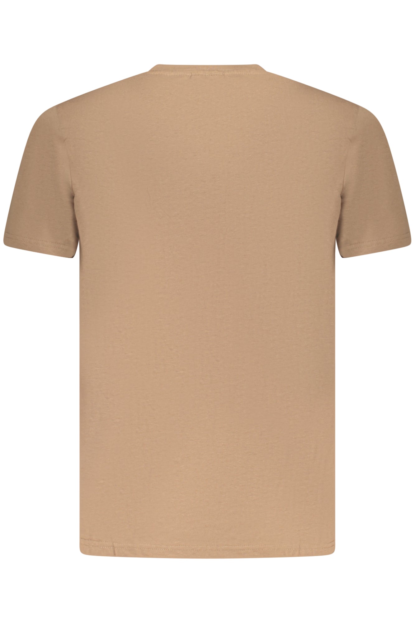 AU02646_MA18FANG – Herren Kurzarm T-Shirt Braun - Stilvoll mit Rundhals und Logo Print – Größe: S, M, L, XL, 2XL, 3XL – Farbe: Marrone