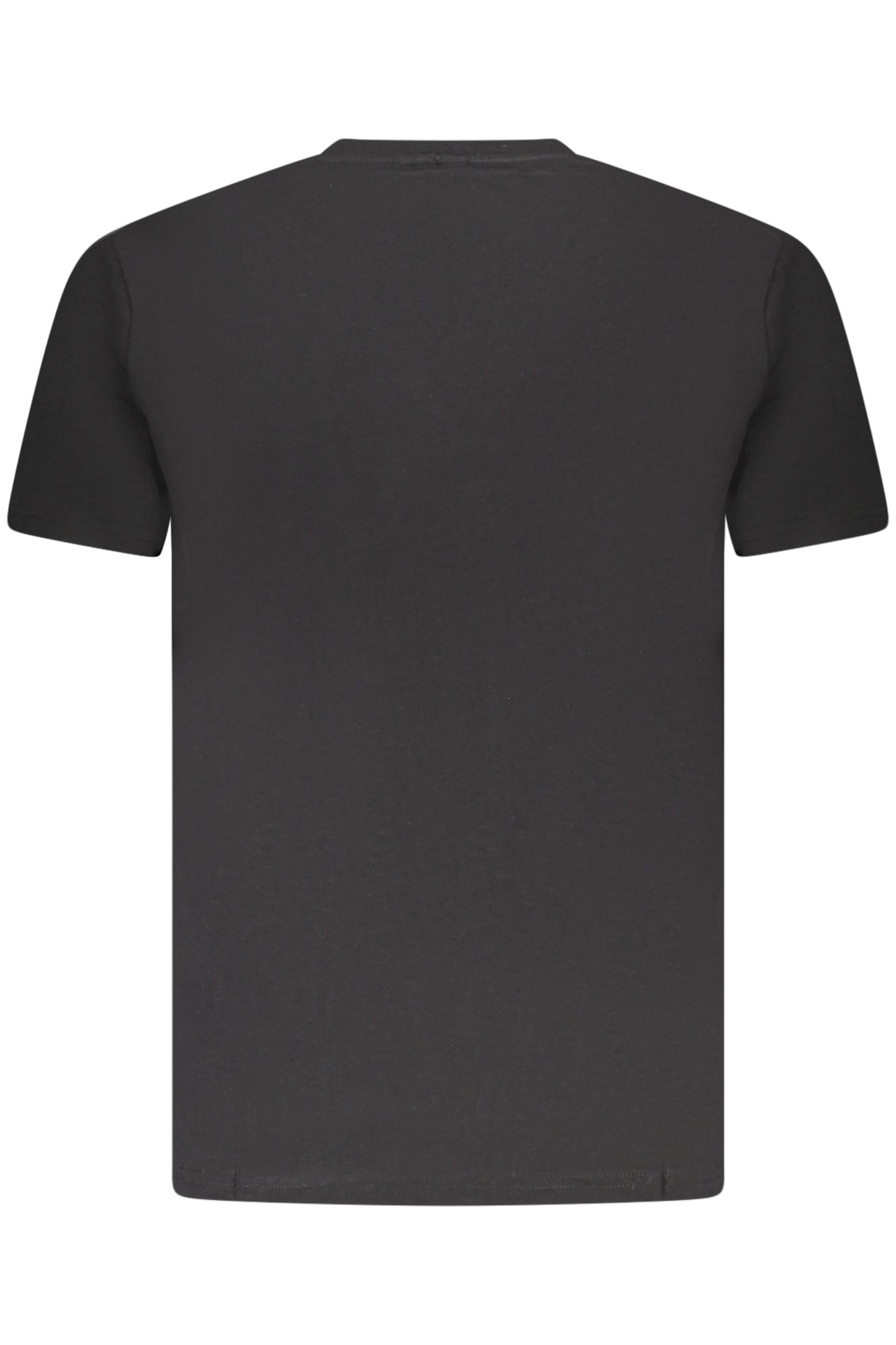 AU02646_NE23NERO – Schwarzes Herren T-Shirt mit Druck & Rundhals - Kurzarm Basic Style – Größe: S, M, L, XL, 2XL, 3XL – Farbe: Nero