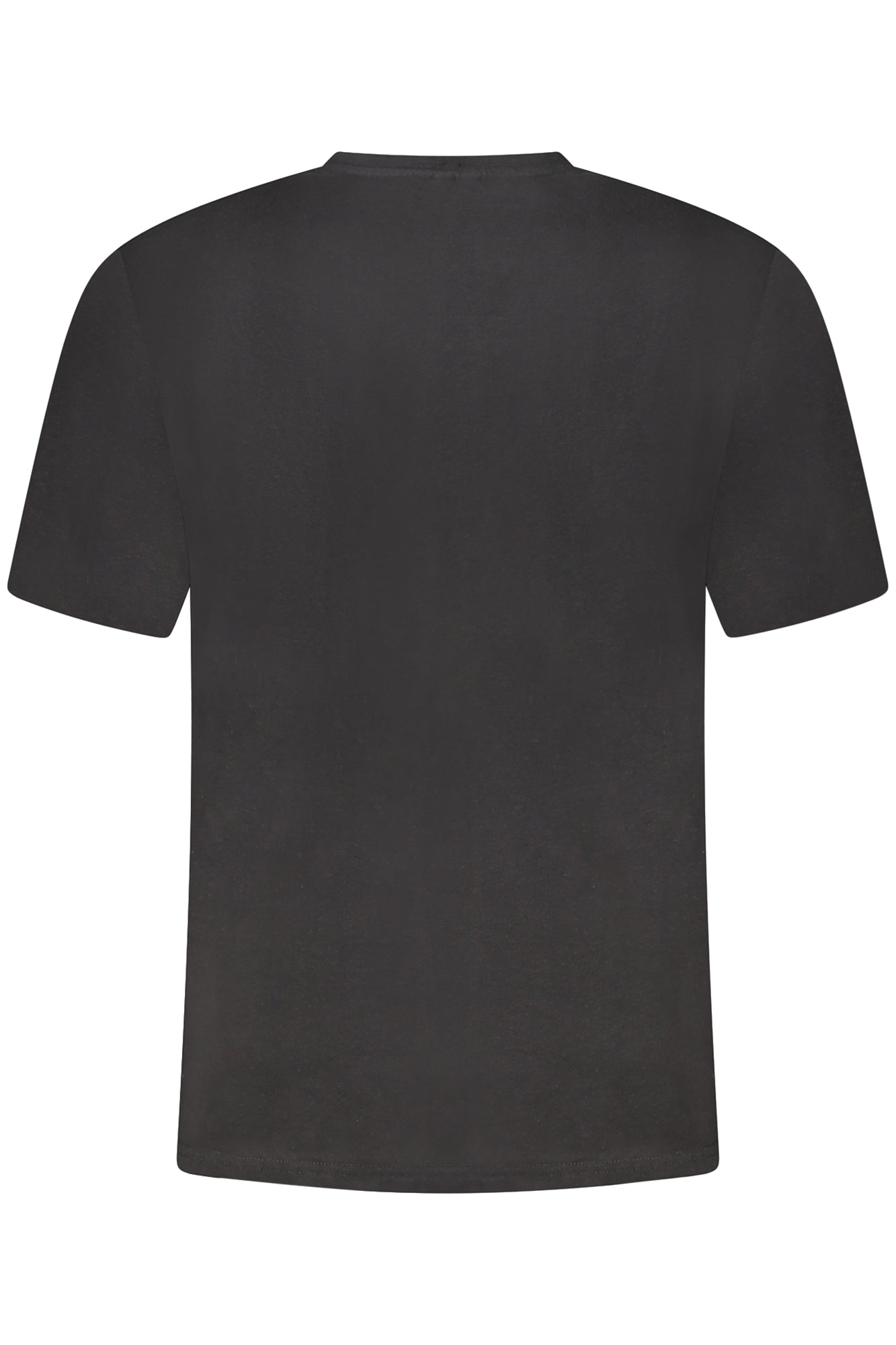 AU02647_NE23NERO – Herren Kurzarm T-Shirt Schwarz mit Druck & Rundhals - Eleganz Pur – Größe: S, M, L, XL, 2XL, 3XL – Farbe: Nero