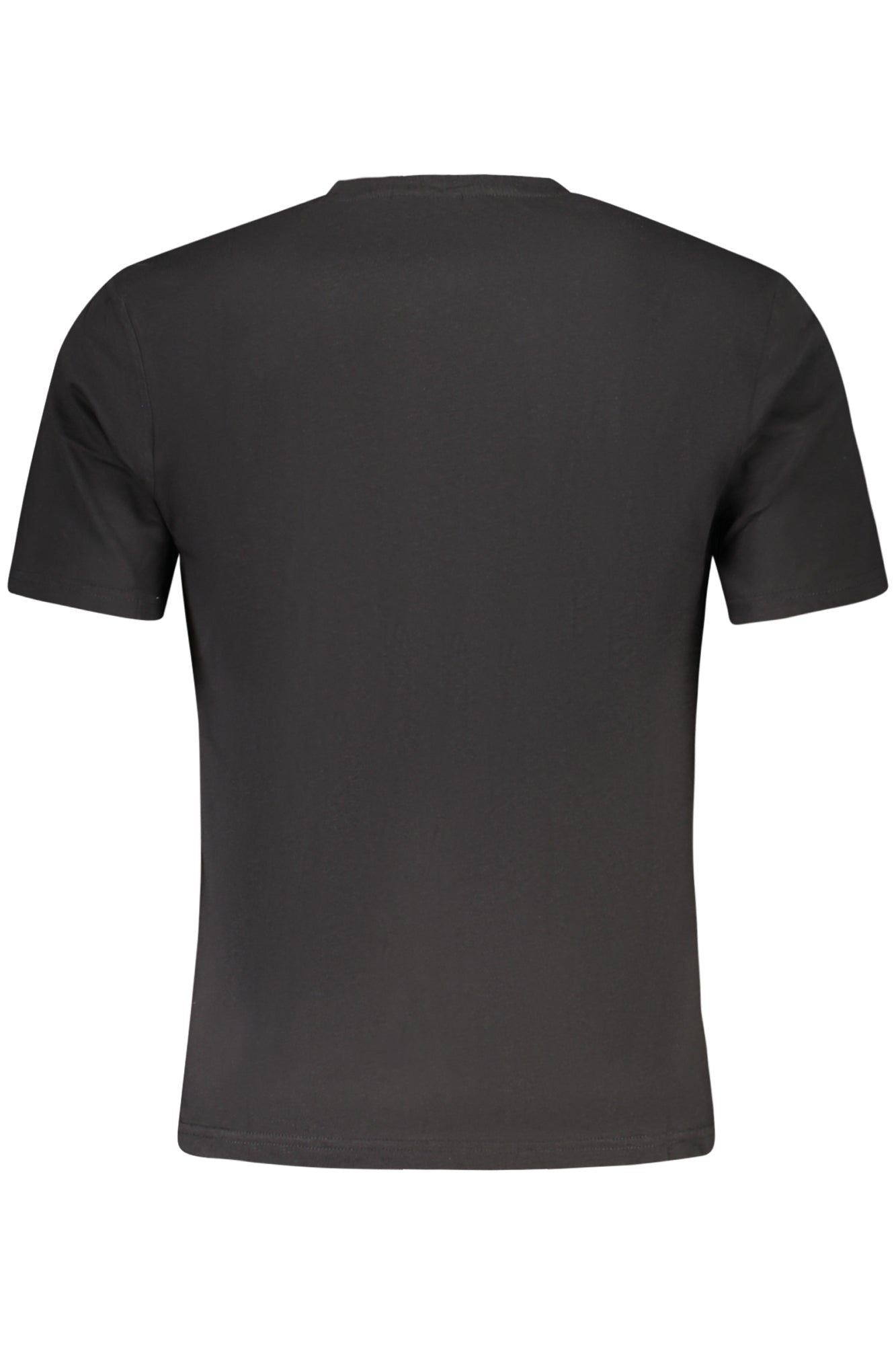 AU02645_NE23NERO – Herren Schwarz Rundhals T-Shirt mit Print – Stilvoll und Modern – Größe: S, M, L, 2XL, 3XL – Farbe: Nero