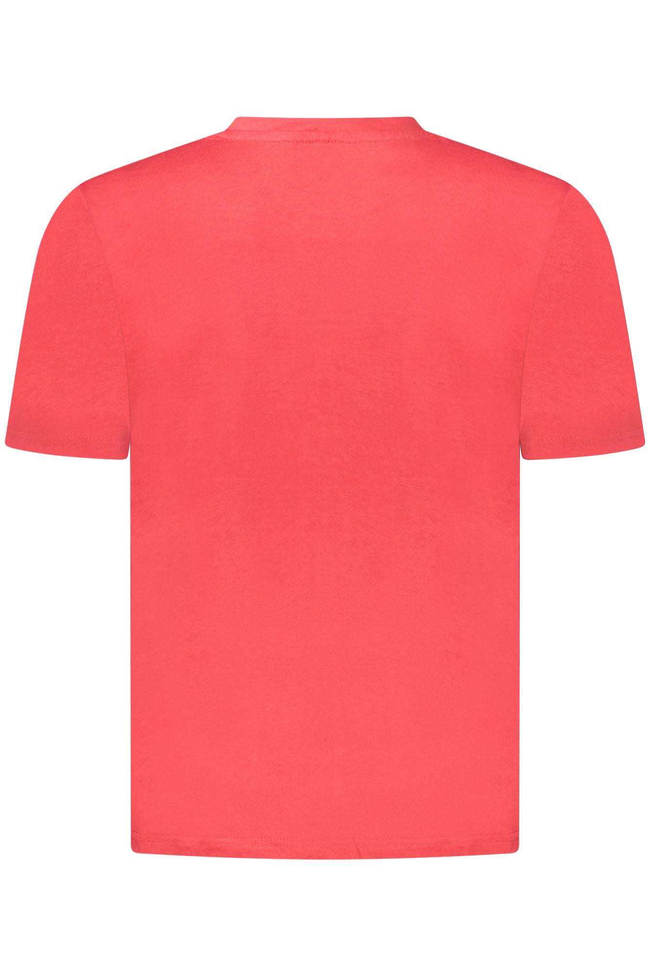 AU02648_RO8ROSSO – Herren Kurzarm T-Shirt Rot – Stylischer Rundhals mit Logo-Druck – Größe: S, M, L, XL, 2XL, 3XL – Farbe: Rosso