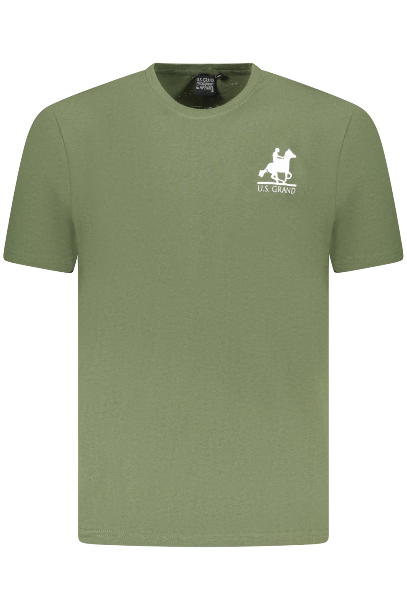 AU02647_VE16VERD – Trendiges Herren T-Shirt: Kurzarm, Rundhals, mit Aufdruck in Grün – Größe: S, M, XL, 2XL, 3XL, L – Farbe: Verde