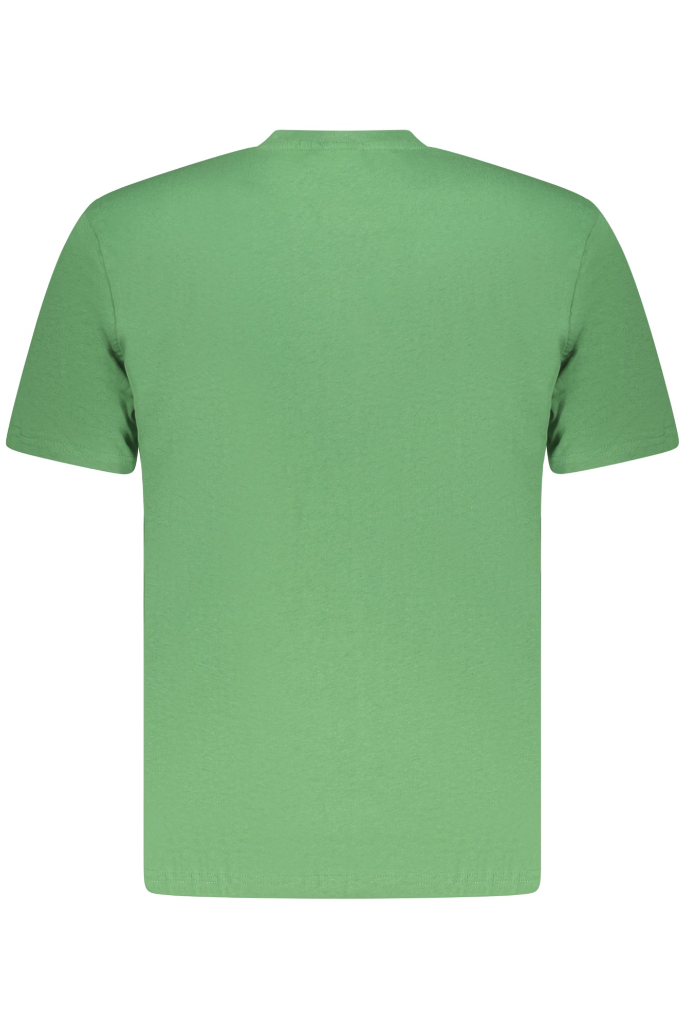 AU02643_VE13VERD – Herren Kurzarm T-Shirt Grün mit Stickerei und Rundhalsausschnitt – Größe: S, M, L, XL, 2XL, 3XL – Farbe: Verde