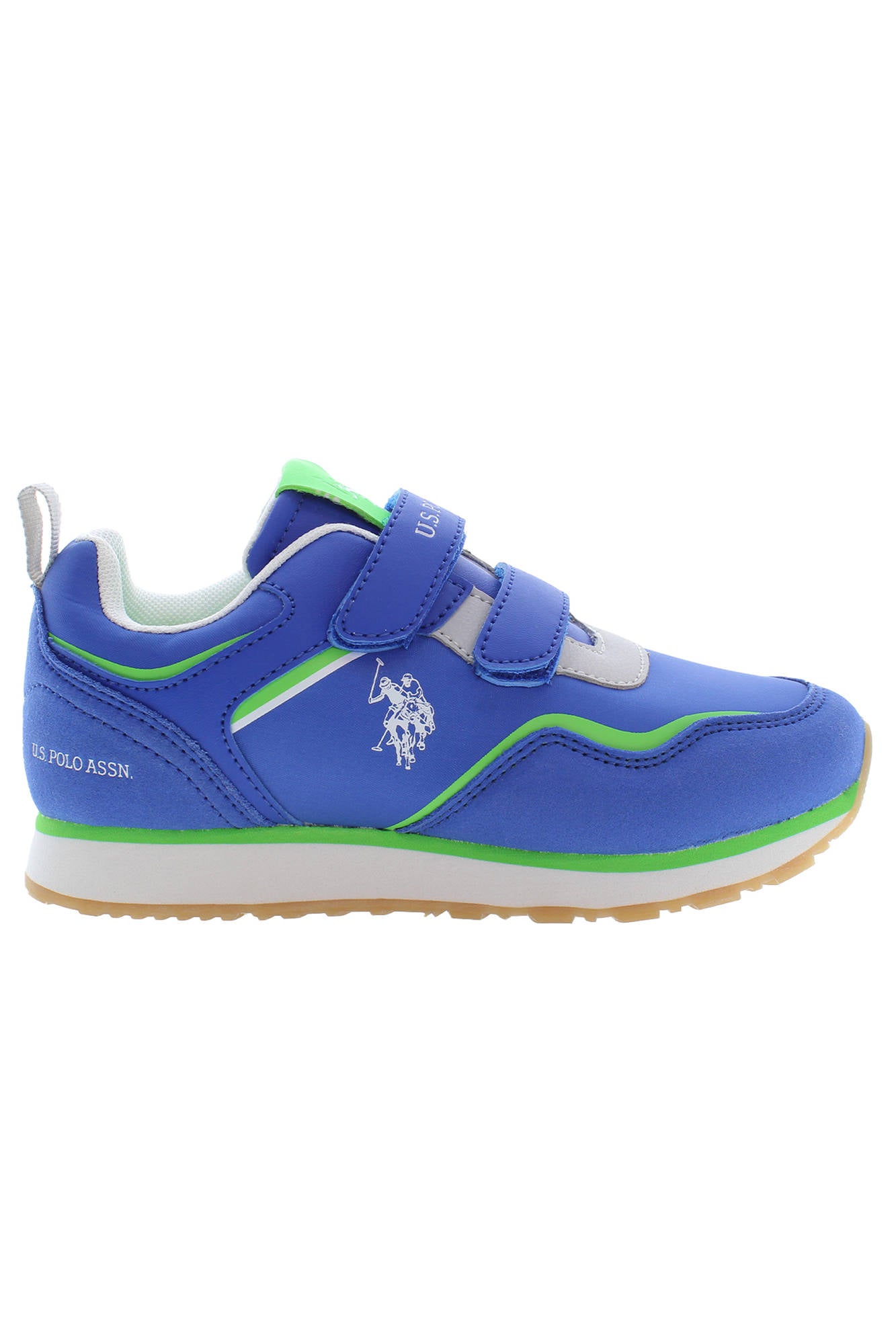 NOBIK009K3NH1_BLU_BLU-GRE01 – Sportschuh für Mädchen in Blau mit Klettverschluss, Top-Preis! – Größe: 27, 28, 29, 30, 31, 32, 33, 34 – Farbe: Blu