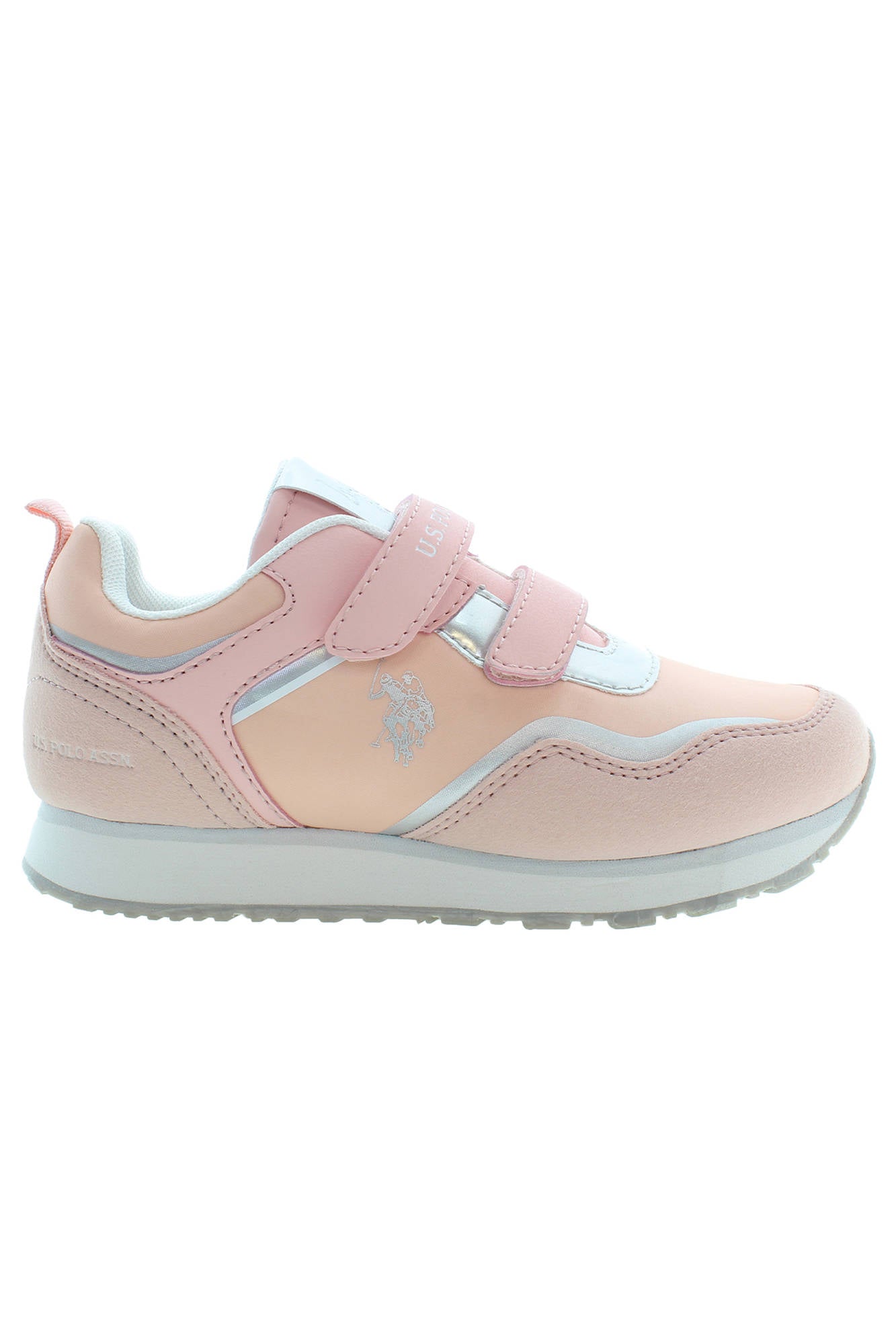 NOBIK009K3NH1_ROSA_PIN-SIL01 – Kinder-Sportschuh in Rosa mit Klettverschluss – Jetzt zum Top-Preis! – Größe: 27, 28, 29, 30, 31, 32, 33, 34 – Farbe: Rosa
