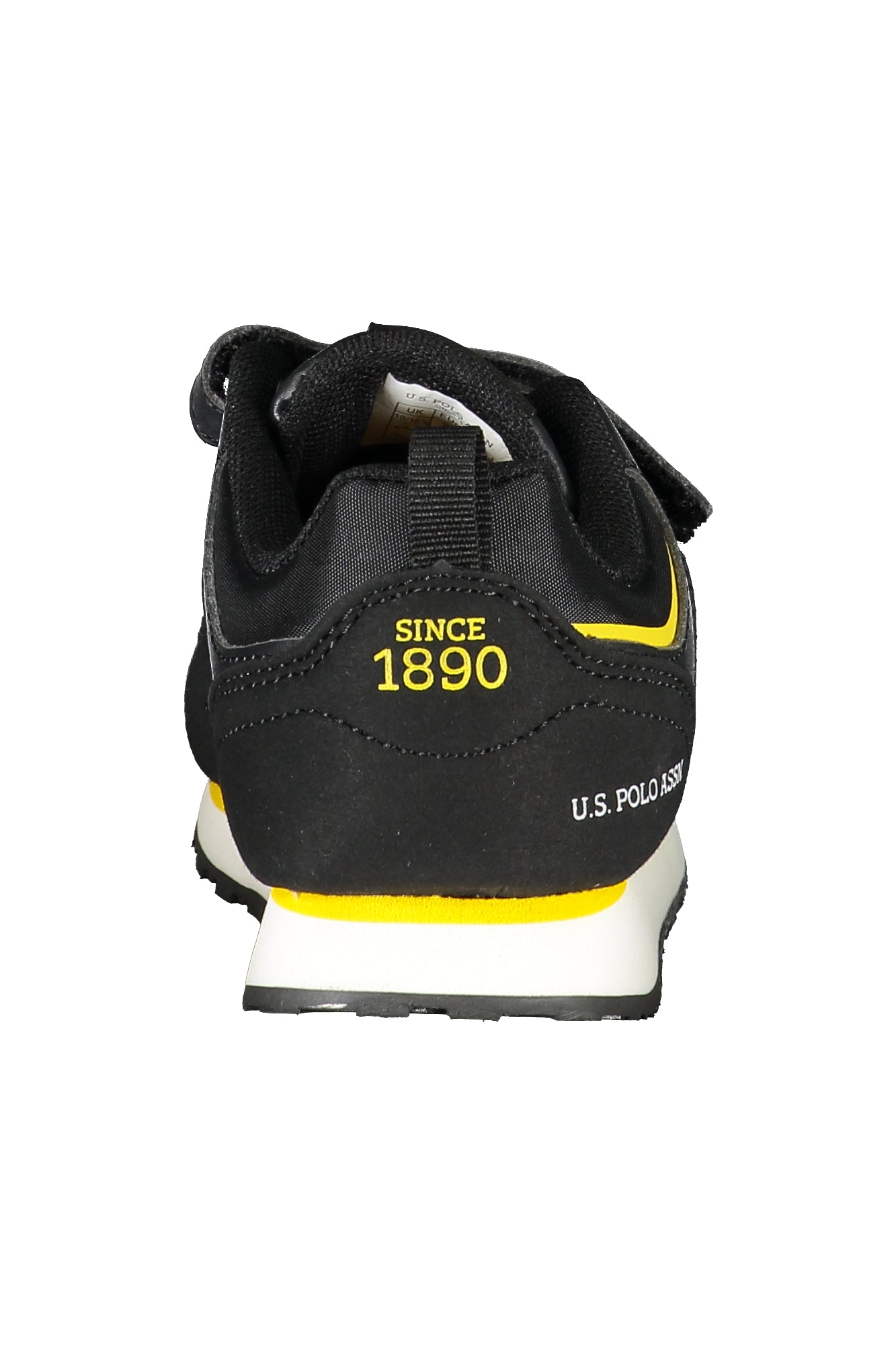 NOBIK009KCNH4_NEBLK – Top Preis: Schwarzer Klett-Sportschuh für Kinder mit Kontrastdetails – Größe: 28, 31, 32, 33, 34, 30, 29 – Farbe: Nero