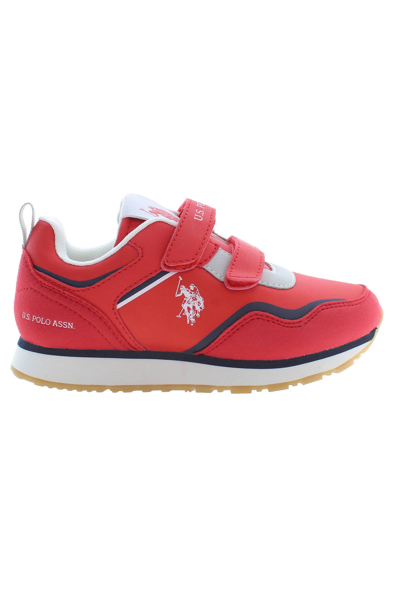 NOBIK009K3NH1_ROSSO_RED-DBL02 – Top Sportschuh für Kinder: Rot, Klettverschluss, Bester Preis! – Größe: 27, 28, 29, 30, 31, 32, 33, 34 – Farbe: Rosso