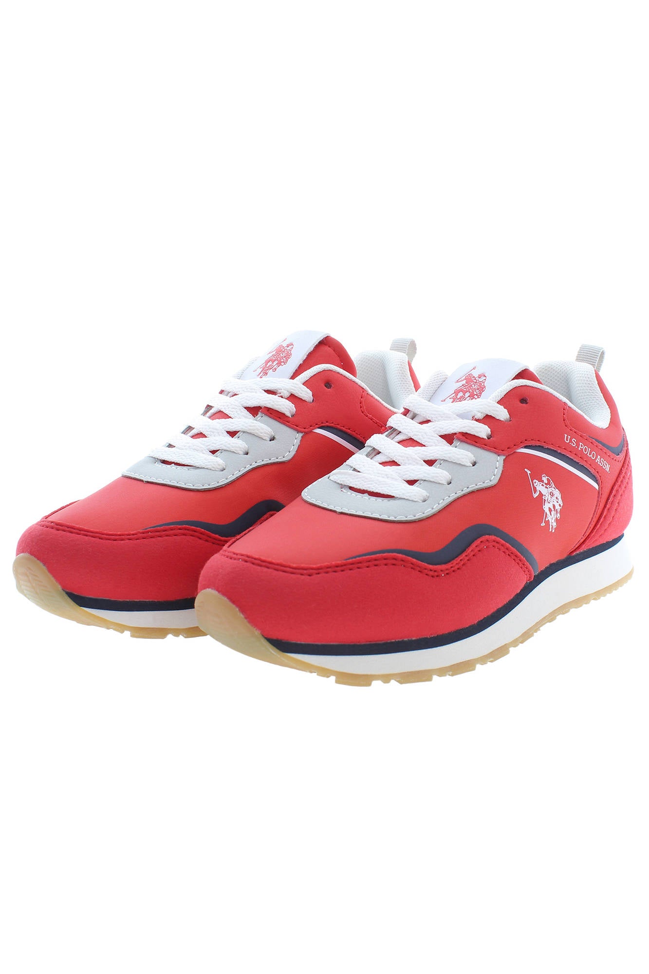 NOBIK010K3NH1_ROSSO_RED-DBL02 – Stylischer Sport-Kinderschuh in Rot mit Top-Preis und Details – Größe: 27, 28, 29, 30, 31, 32, 33, 34 – Farbe: Rosso