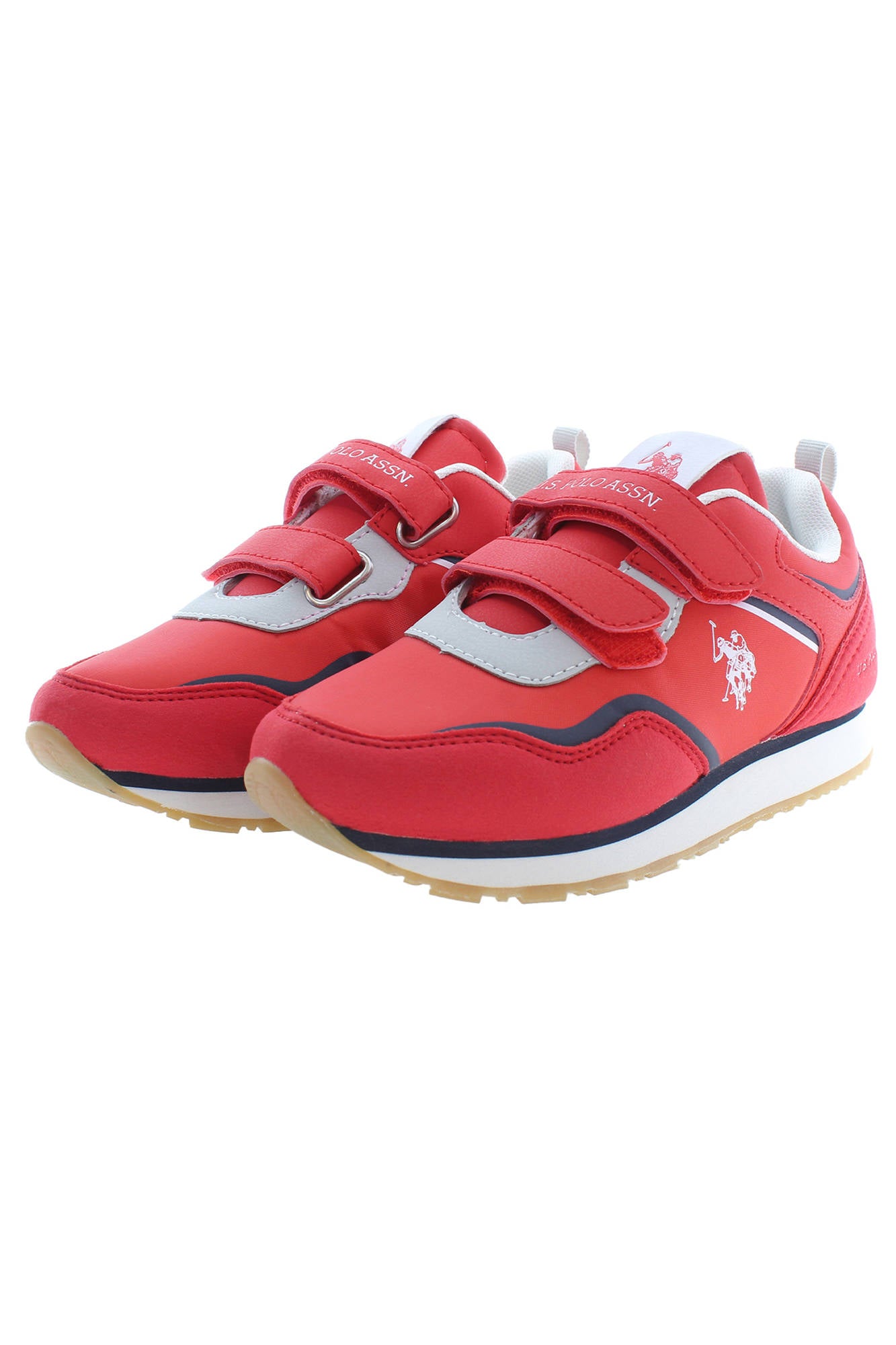 NOBIK009K3NH1_ROSSO_RED-DBL02 – Top Sportschuh für Kinder: Rot, Klettverschluss, Bester Preis! – Größe: 27, 28, 29, 30, 31, 32, 33, 34 – Farbe: Rosso