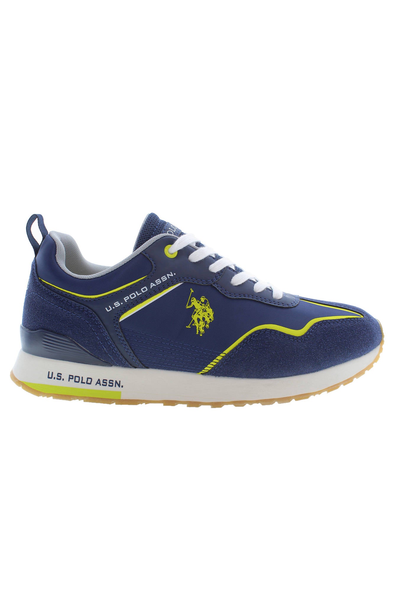 TABRY002M3TH1_BLU_BLU006 – Top Sportschuh für Herren in Blau – Schnürsenkel, Kontraste, Logo – Größe: 41, 43, 44, 45, 42 – Farbe: Blu