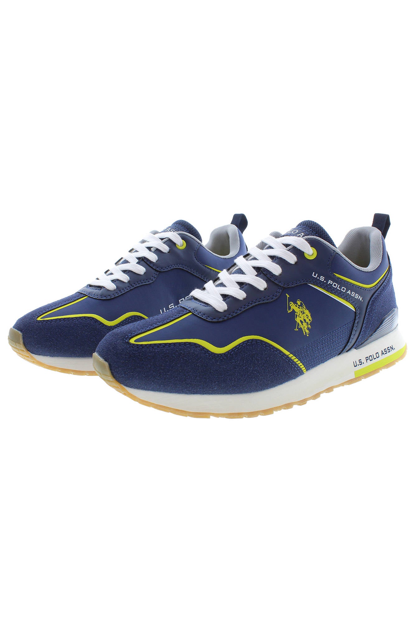 TABRY002M3TH1_BLU_BLU006 – Top Sportschuh für Herren in Blau – Schnürsenkel, Kontraste, Logo – Größe: 41, 43, 44, 45, 42 – Farbe: Blu