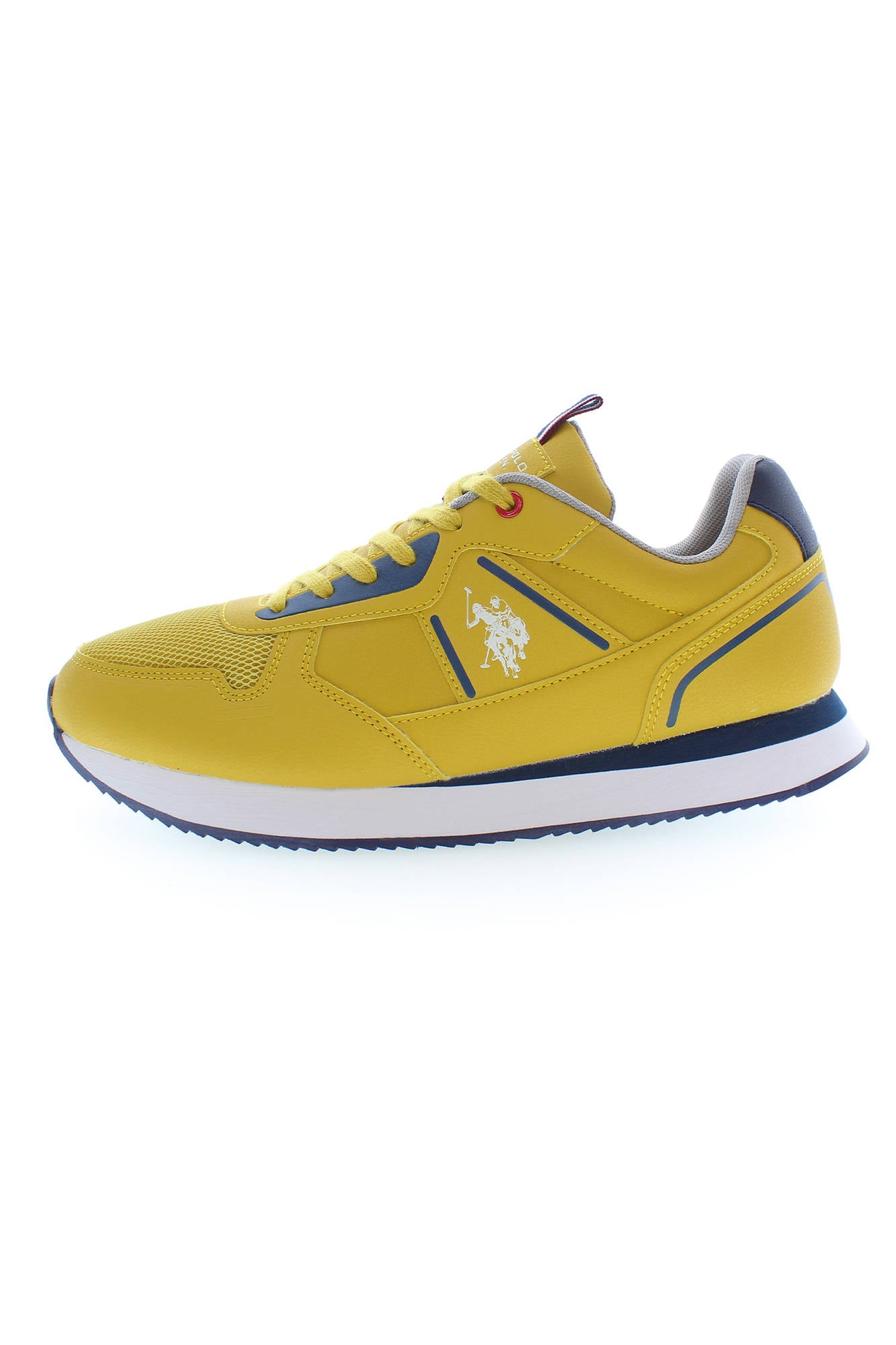 NOBIL004MBYM1_GIALLO_YEL001 – Herren Sportschuh Gelb mit Schnürung und Kontrast-Details - Top Preis – Größe: 44, 45, 43 – Farbe: Giallo
