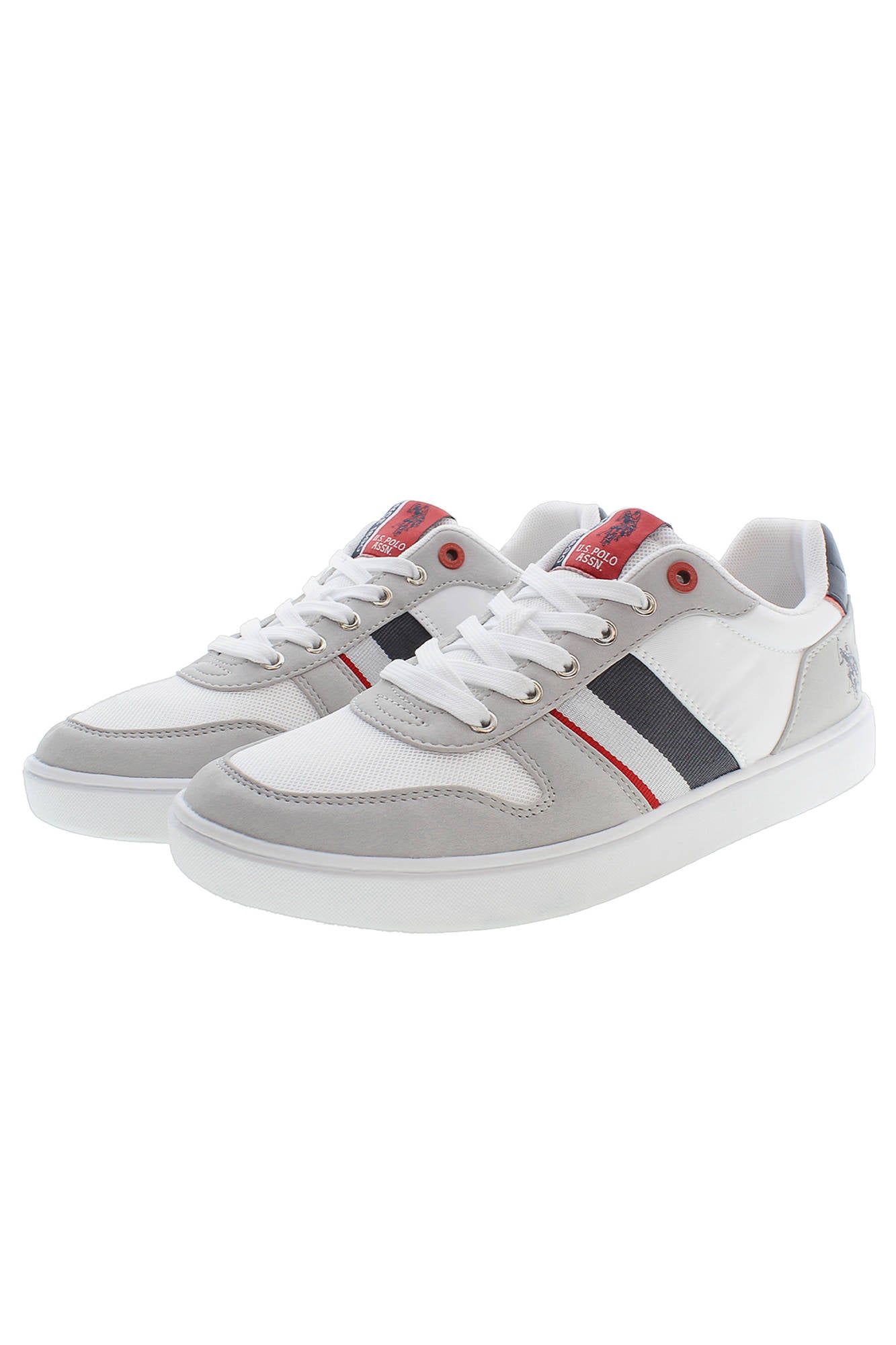 ROKKO003M3UT1_GRIGIO_LGR-WHI01 – Bester Sportschuh Herren Grau: Komfort & Stil mit Kontrastdetails – Größe: 43, 44, 45, 42 – Farbe: Grigio