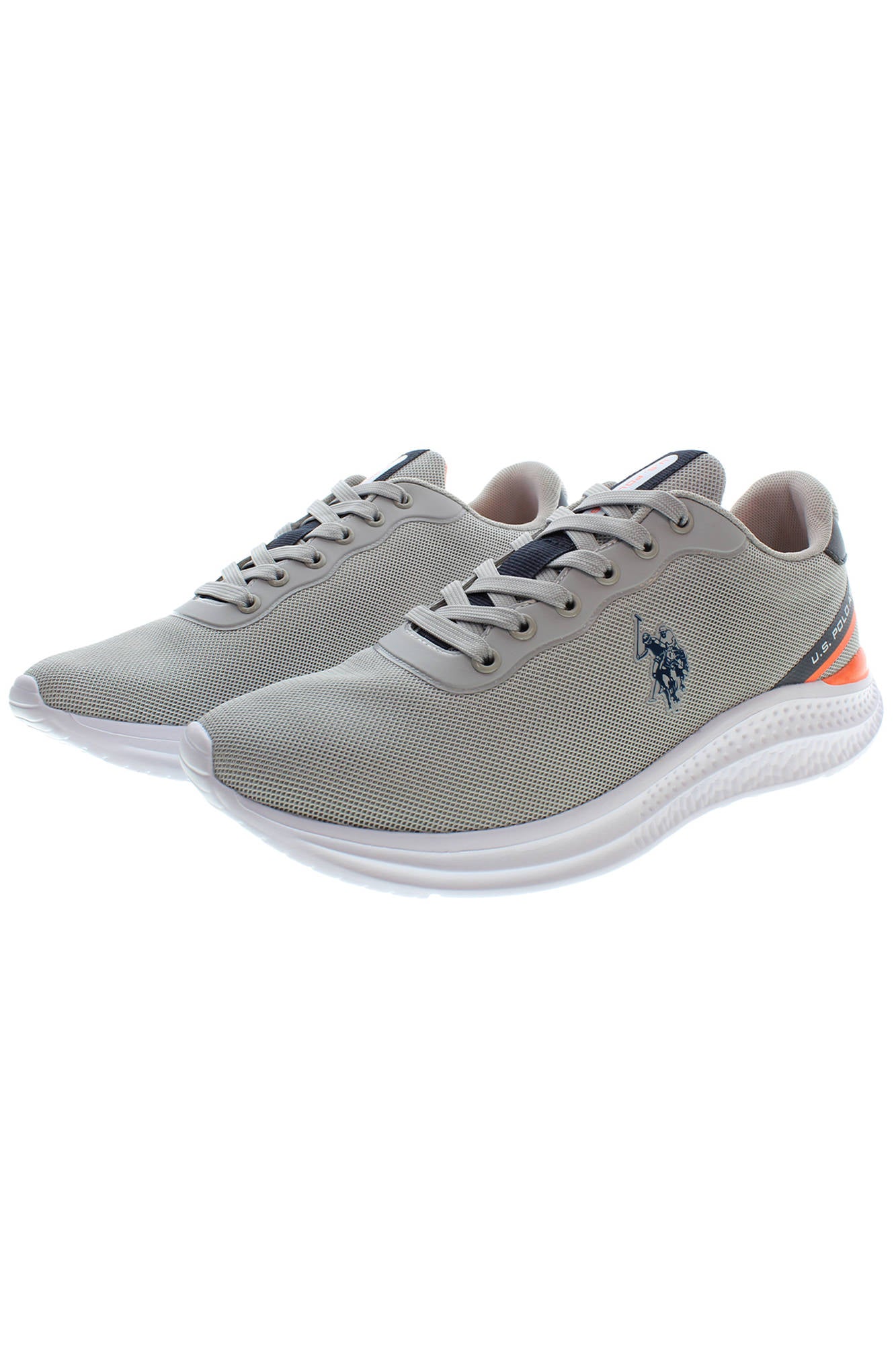 KALEB002M3MY1_GRIGIO_LGR002 – Günstiger Grauer Herren-Sportschuh mit Schnürsenkeln & Kontrastdetails – Größe: 43, 44, 45, 42 – Farbe: Grigio