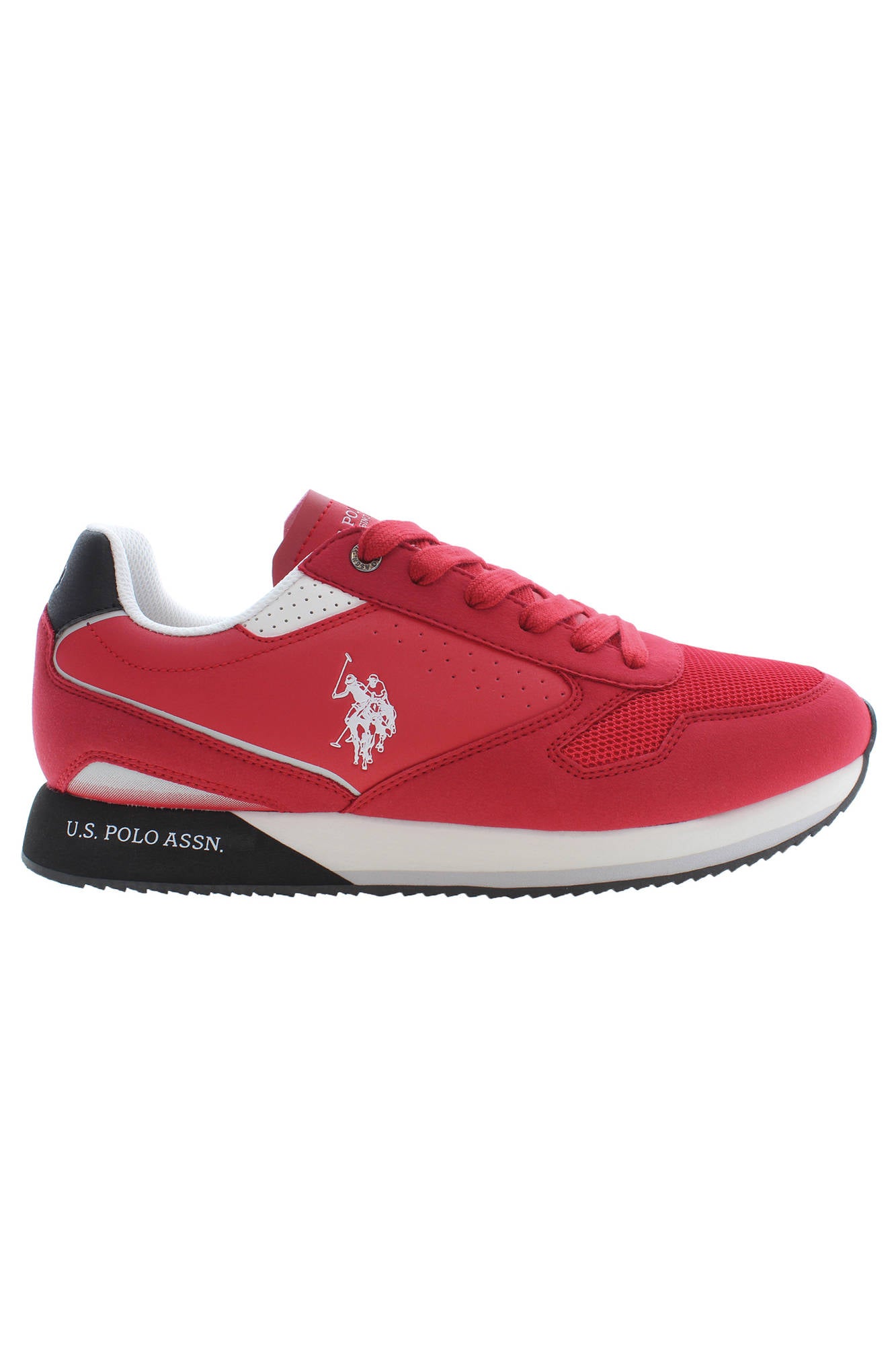 NOBIL003M3HY4_ROSSO_RED001 – Bester Preis: Roter Sportschuh für Herren mit stylishen Akzenten – Größe: 44, 45, 42, 43, 46 – Farbe: Rosso