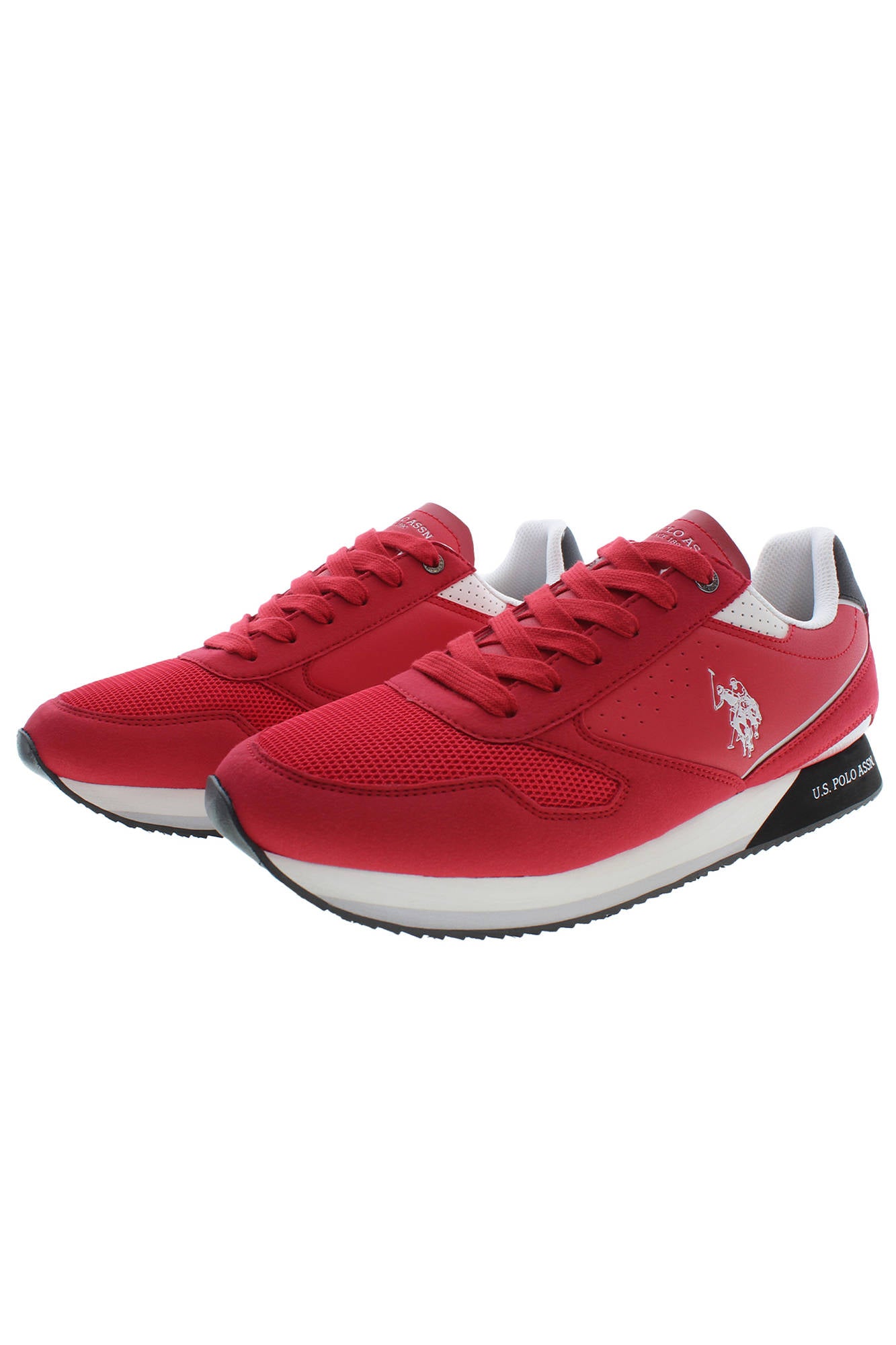 NOBIL003M3HY4_ROSSO_RED001 – Bester Preis: Roter Sportschuh für Herren mit stylishen Akzenten – Größe: 44, 45, 42, 43, 46 – Farbe: Rosso