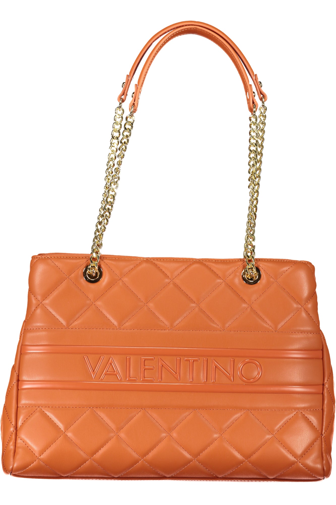 VBS51O04ADA_ARARANCIO – Stylische Damenschultertasche in Orange mit Kette und mehreren Fächern – Größe: UNI – Farbe: Arancione