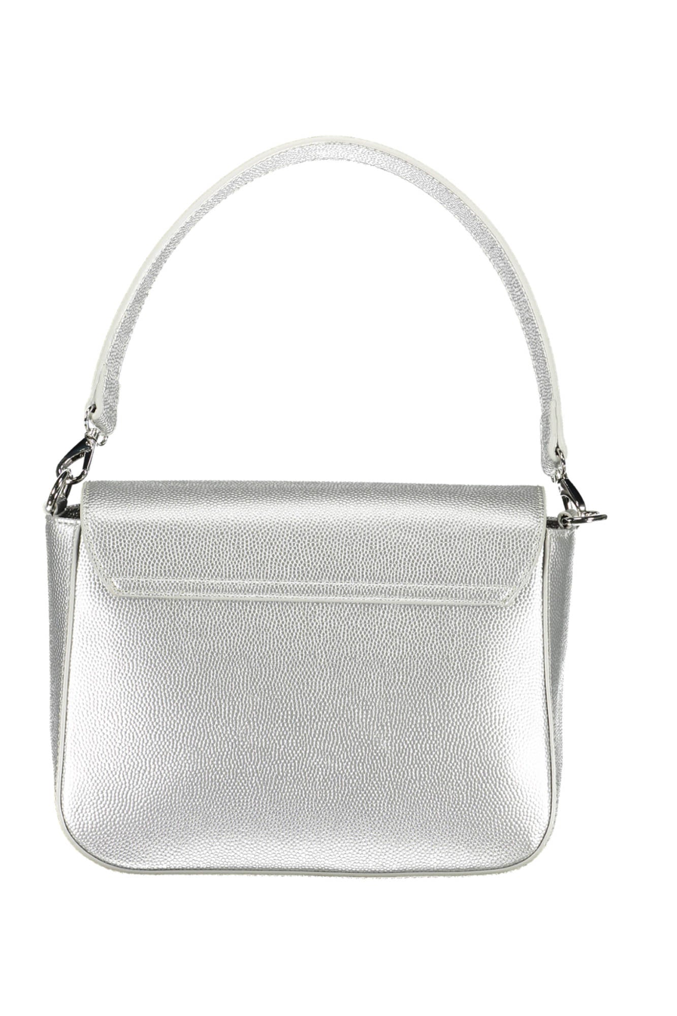VBS1R404G-DIVINA_ARGENTO_ARGENTO – Elegante Damenschultertasche Silber - Abnehmbarer Riemen & Detail – Größe: UNI – Farbe: Argento