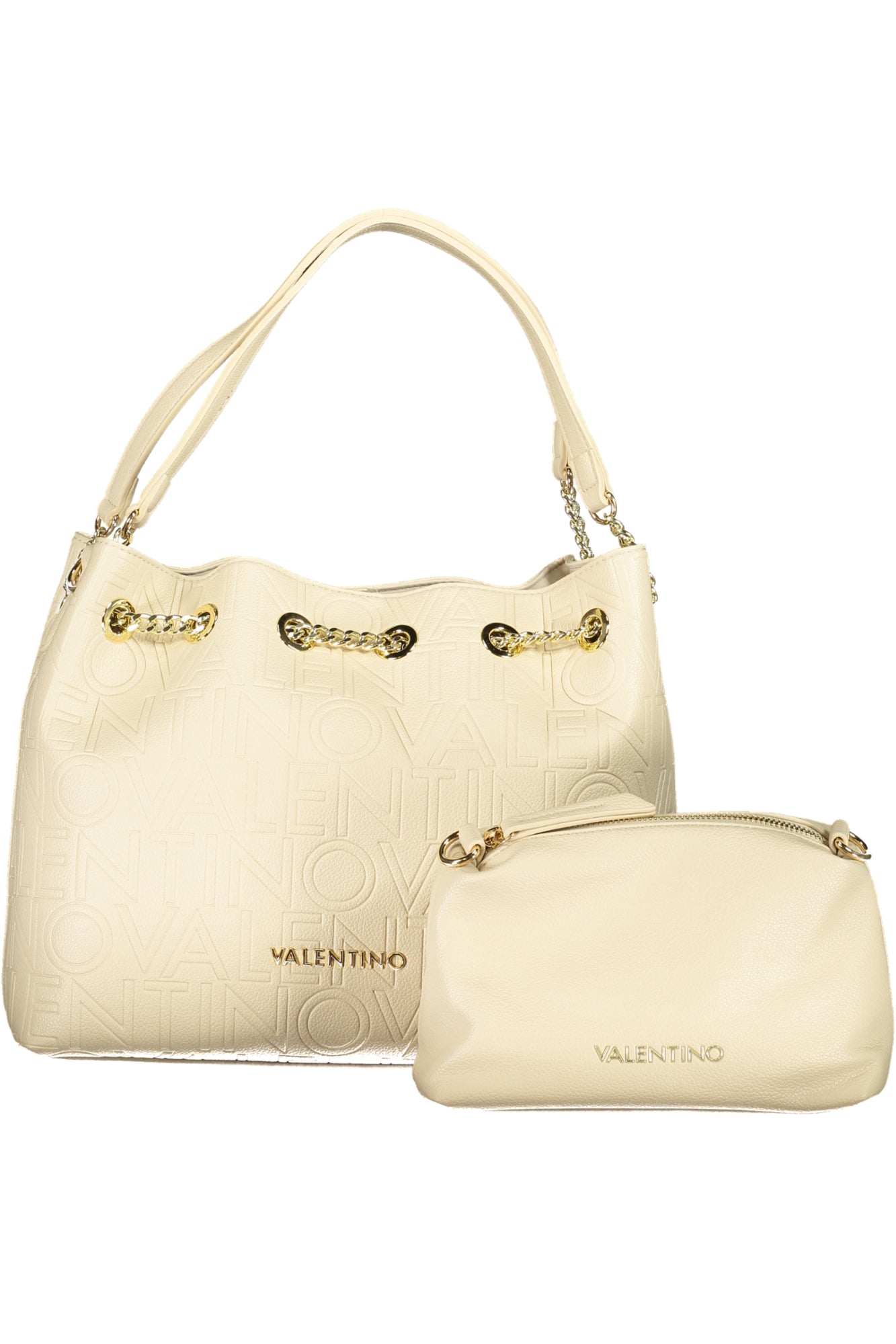 VBS8PG32PANSY_BEECRU – Beige Damenschultertasche mit Henkeln und abnehmbaren Gurten. – Größe: UNI – Farbe: Beige