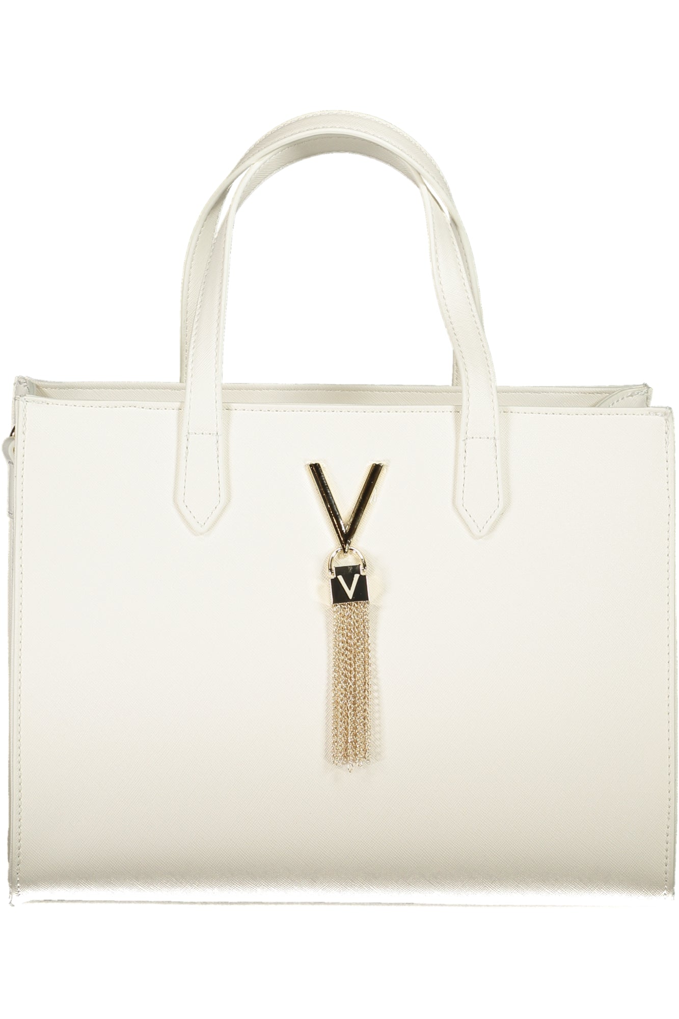 VBS1IJ14DIVINASA_BIBIANCO – Elegante Damenhandtasche in Weiß mit Schulterriemen und Kontrastdetails – Größe: UNI – Farbe: Bianco