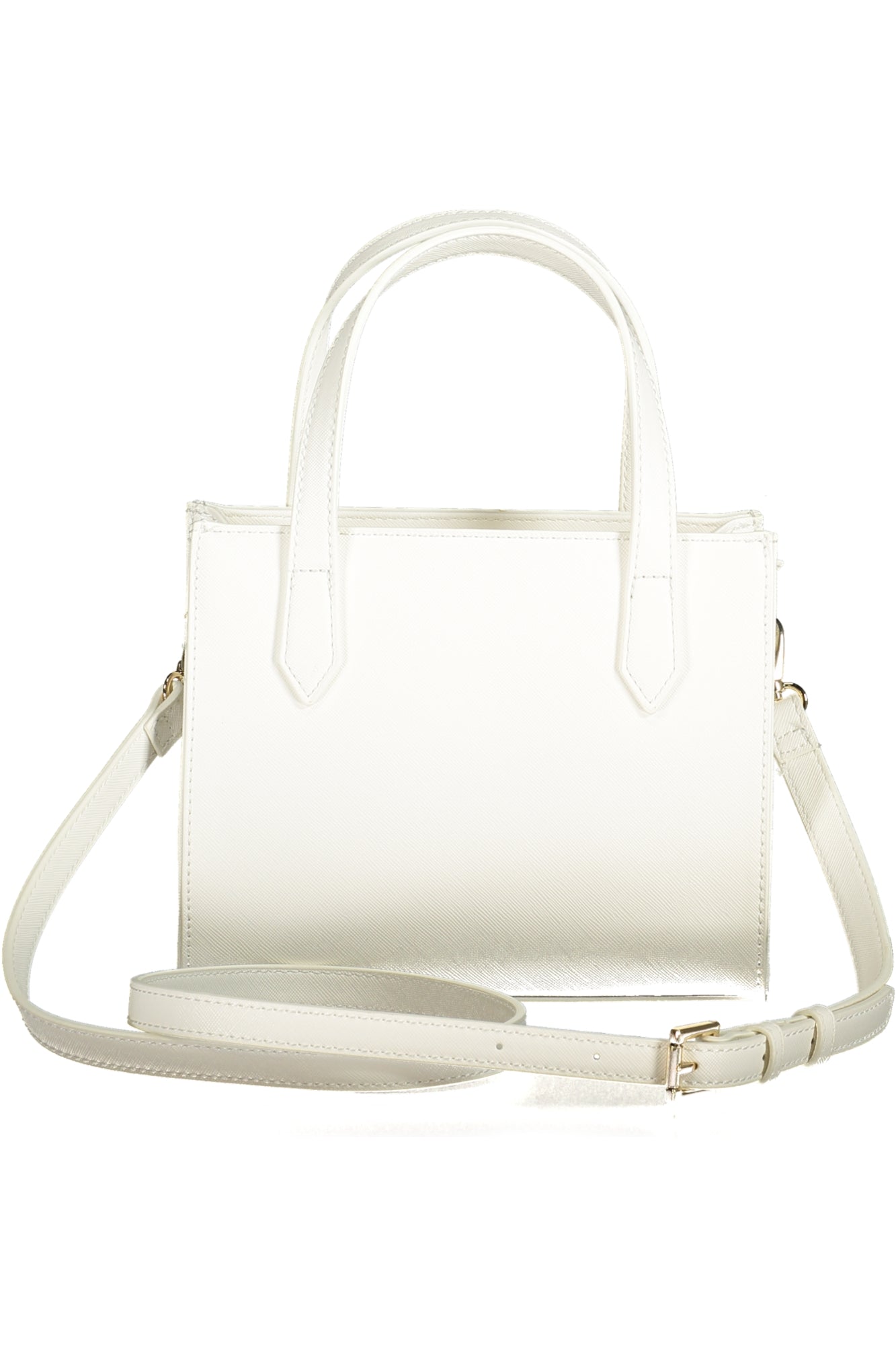 VBS1IJ15DIVINASA_BIBIANCO – Elegante weiße Handtasche mit abnehmbarem Riemen & recyceltem Design – Größe: UNI – Farbe: Bianco