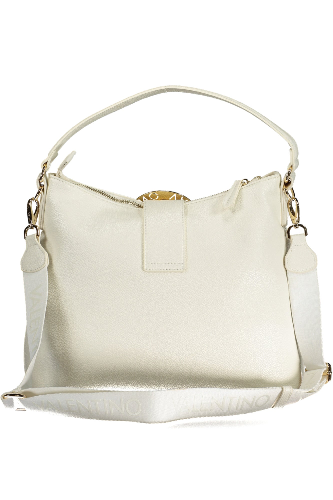 VBS7LN02BOWERY_BIBIANCO – Elegante Weiße Schultertasche mit Verstellbarem Riemen und Kontrastdetails – Größe: UNI – Farbe: Bianco