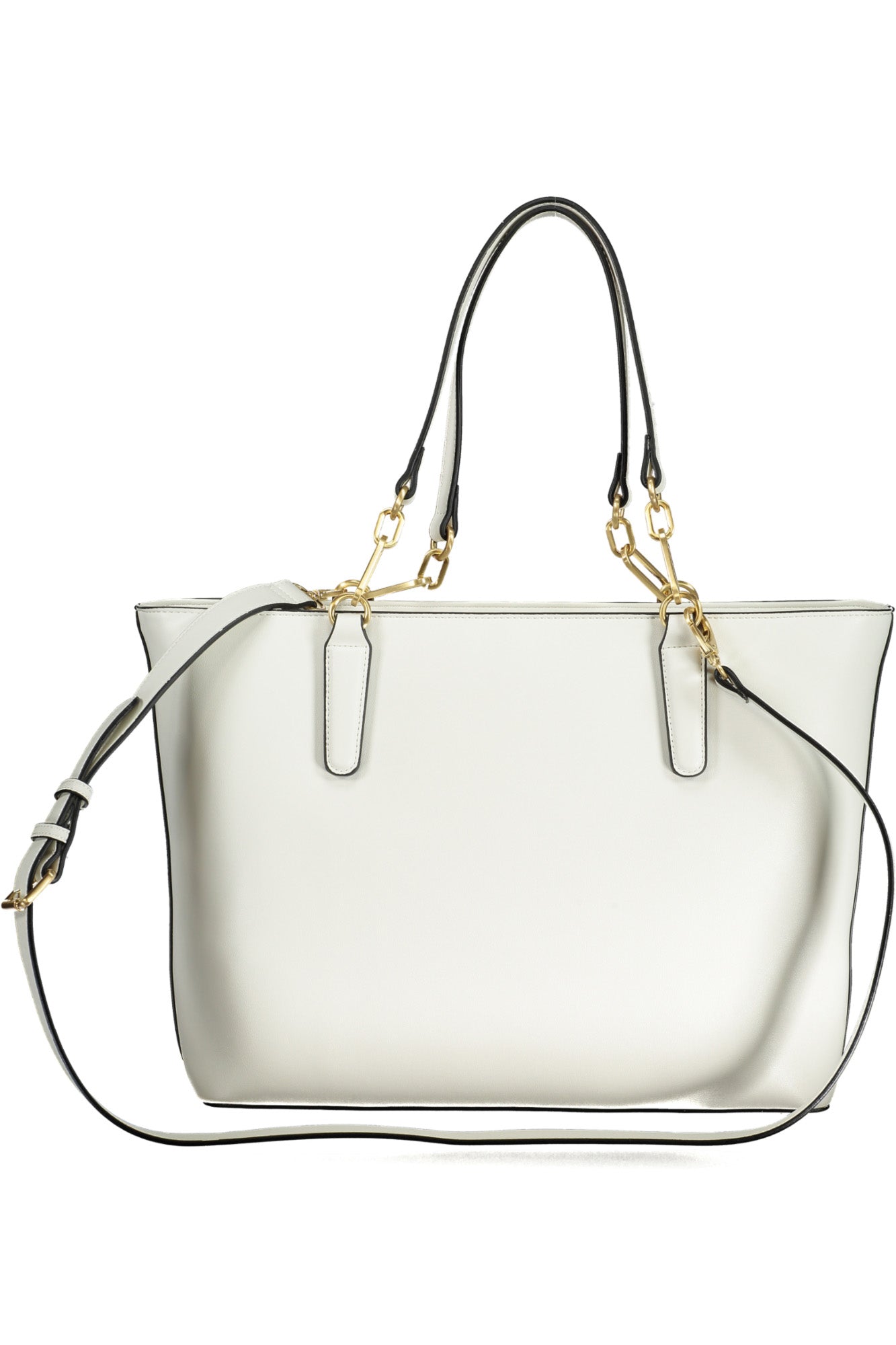 VBS7R106PRINCESA_BIBIANCO – Elegante weiße Handtasche mit verstellbarem Schultergurt und Schutzfüßen – Größe: UNI – Farbe: Bianco