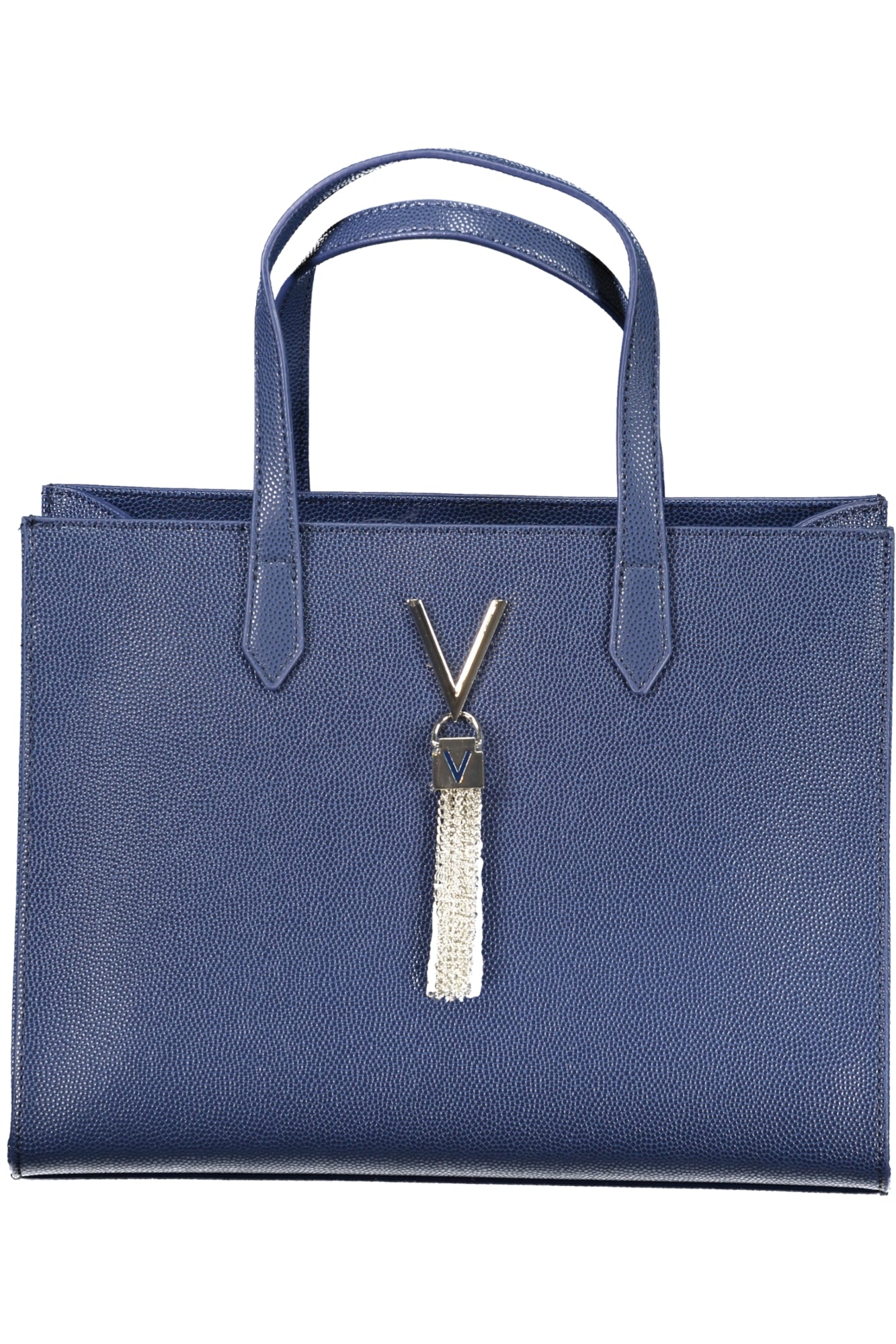 VBS1R414GDIVINA_BLBLU – Elegante Damen 2-Henkel-Tasche in Blau mit verstellbarem Schultergurt – Größe: UNI – Farbe: Blu