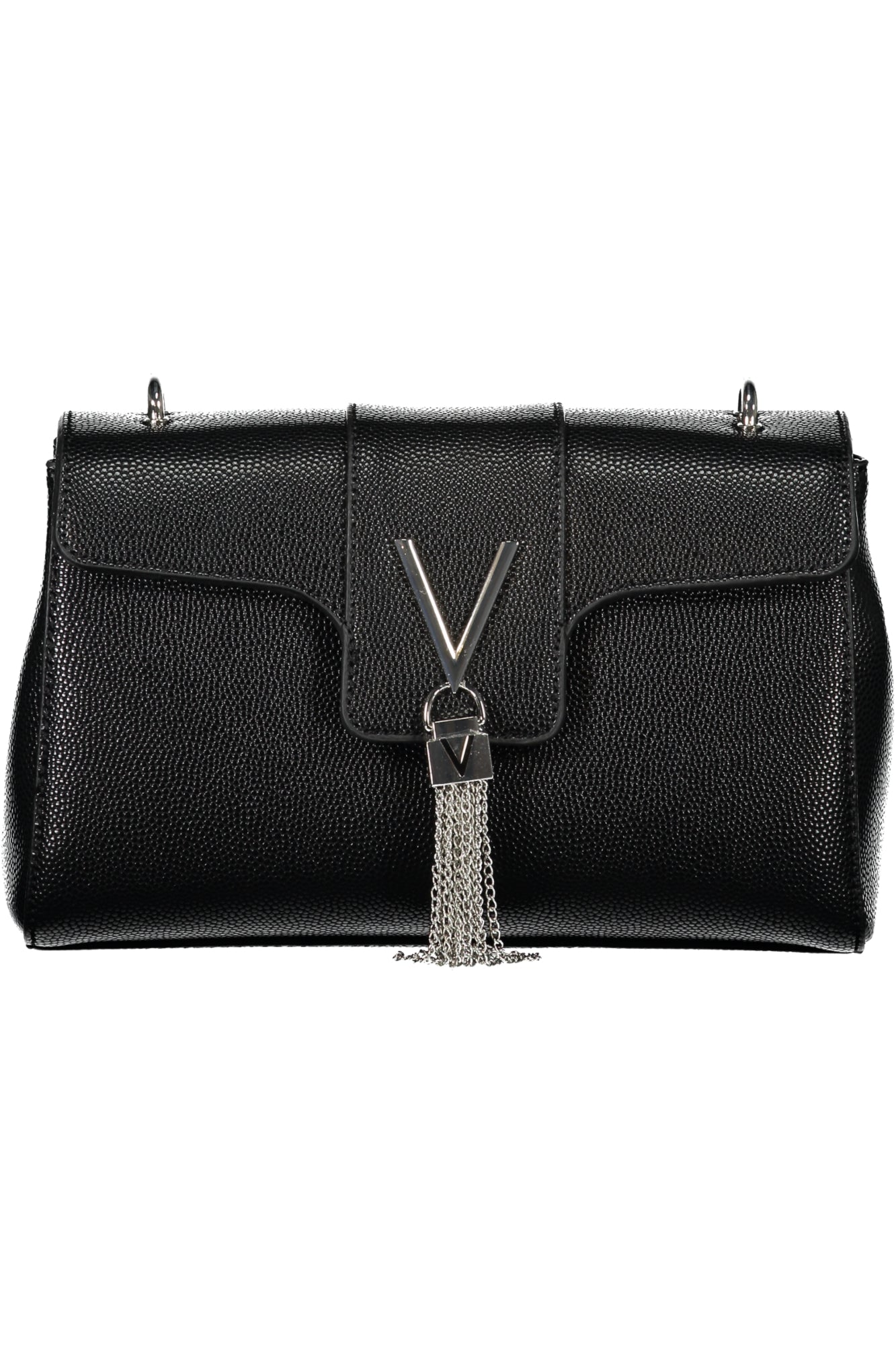 VBS1R413GDIVINA_NENERO – Elegante schwarze Schultertasche mit vielseitigem Gurt und Fächern – Größe: UNI – Farbe: Nero