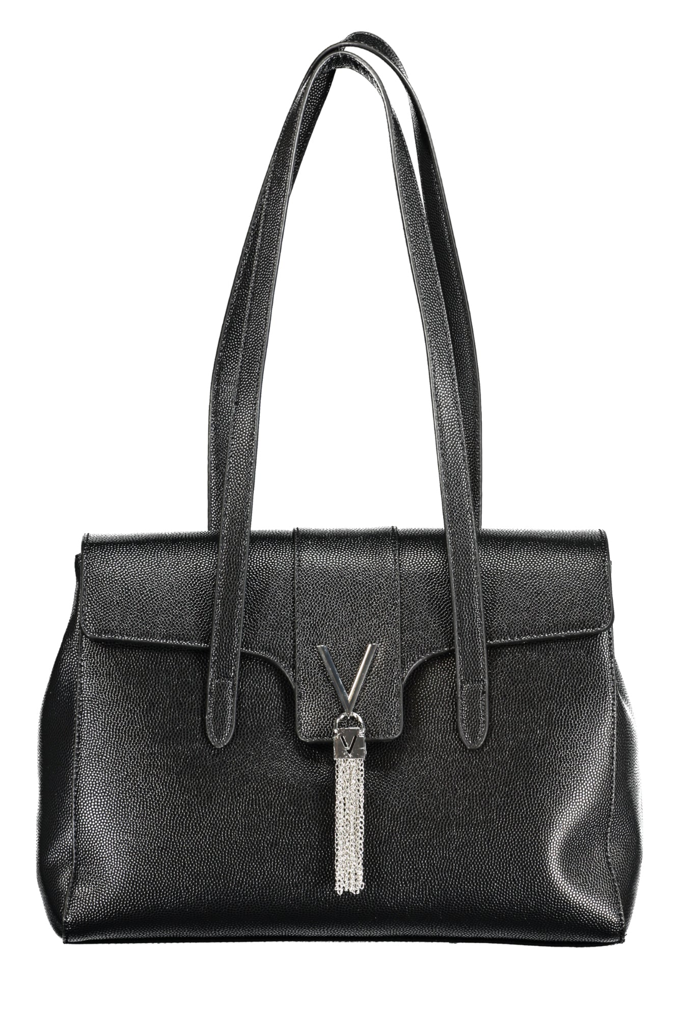 VBS1R412GDIVINA_NENERO – Elegante Damen-Schultertasche in Schwarz mit praktischen Fächern – Größe: UNI – Farbe: Nero