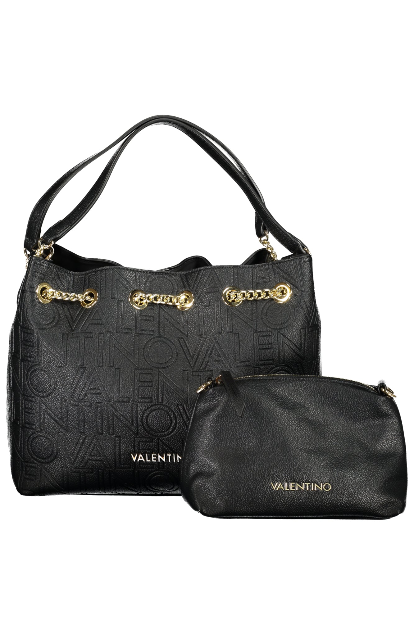 VBS8PG32PANSY_NENERO – Elegant und Vielseitig: Schwarze Schultertasche mit Details für Damen – Größe: UNI – Farbe: Nero