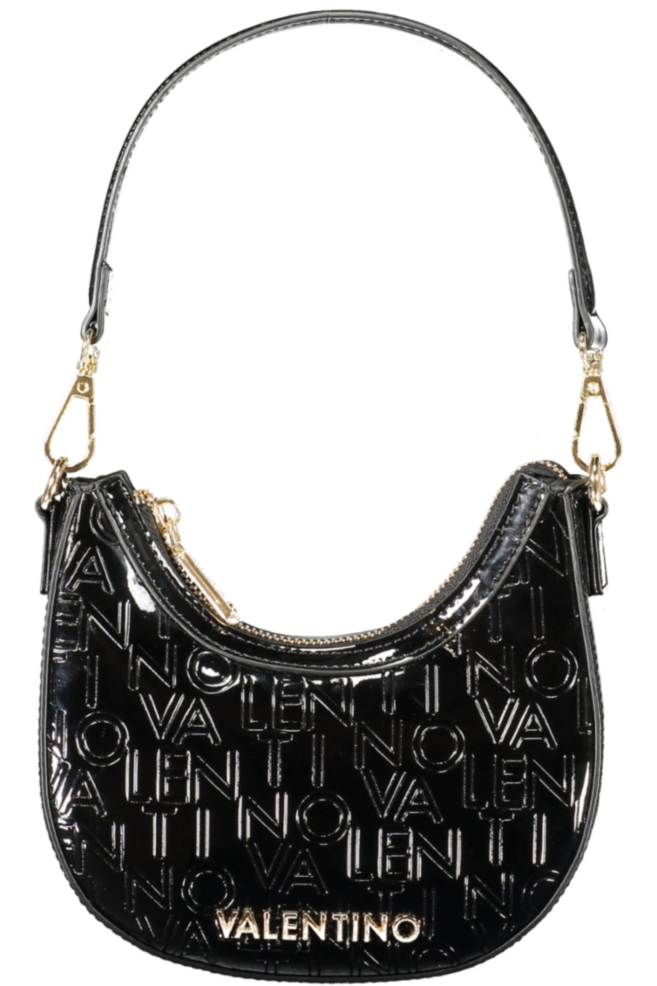 VBS8P807GERANIUM_NENERO – Elegante Schwarze Damentasche mit Abnehmbarem Gurt und Kontrastdetails – Größe: UNI – Farbe: Nero