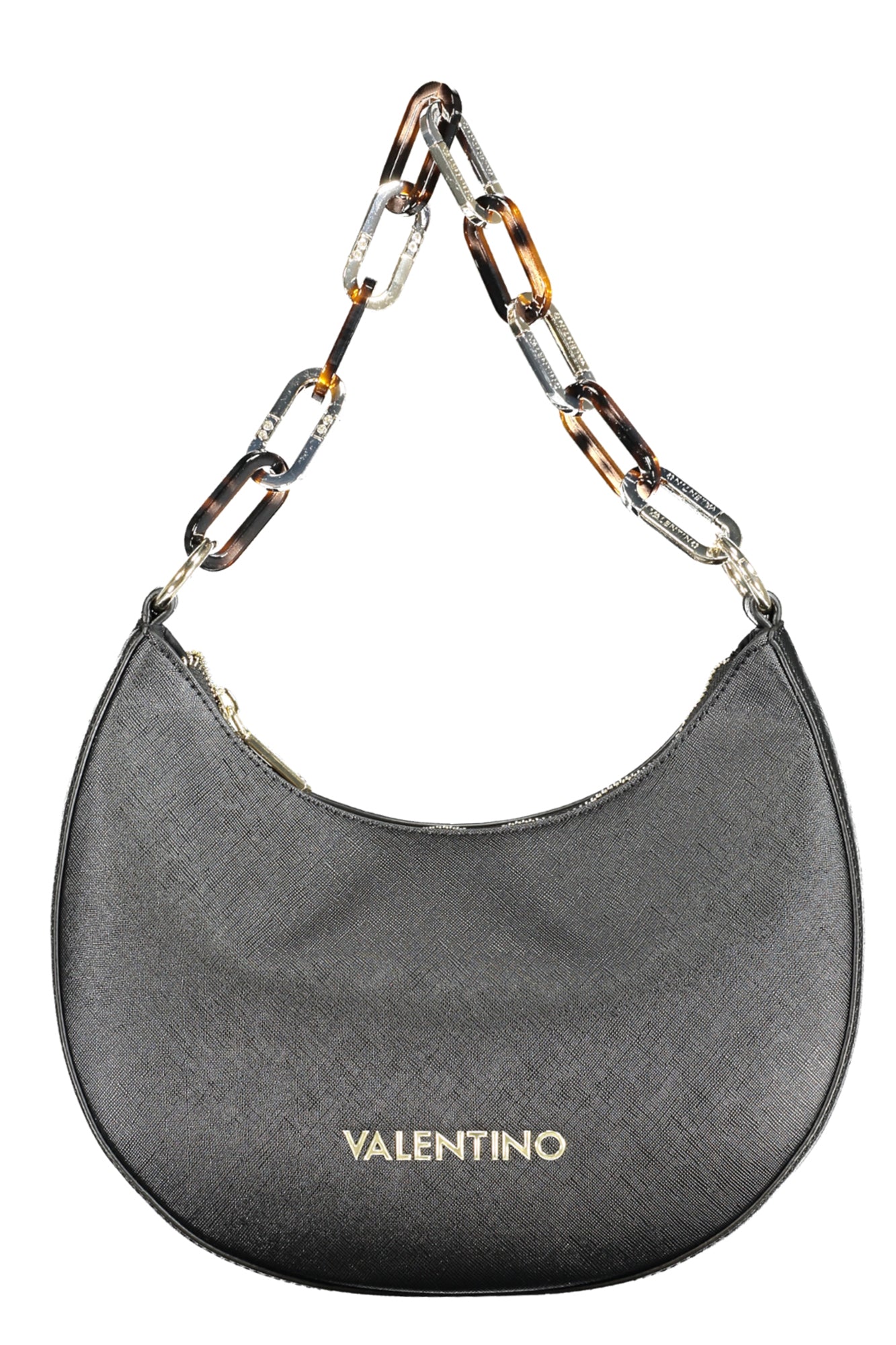 VBS7LM01BERCY_NENERO – Stylische Schwarze Damentasche mit Kettenriemen & Vielseitigkeit – Größe: UNI – Farbe: Nero