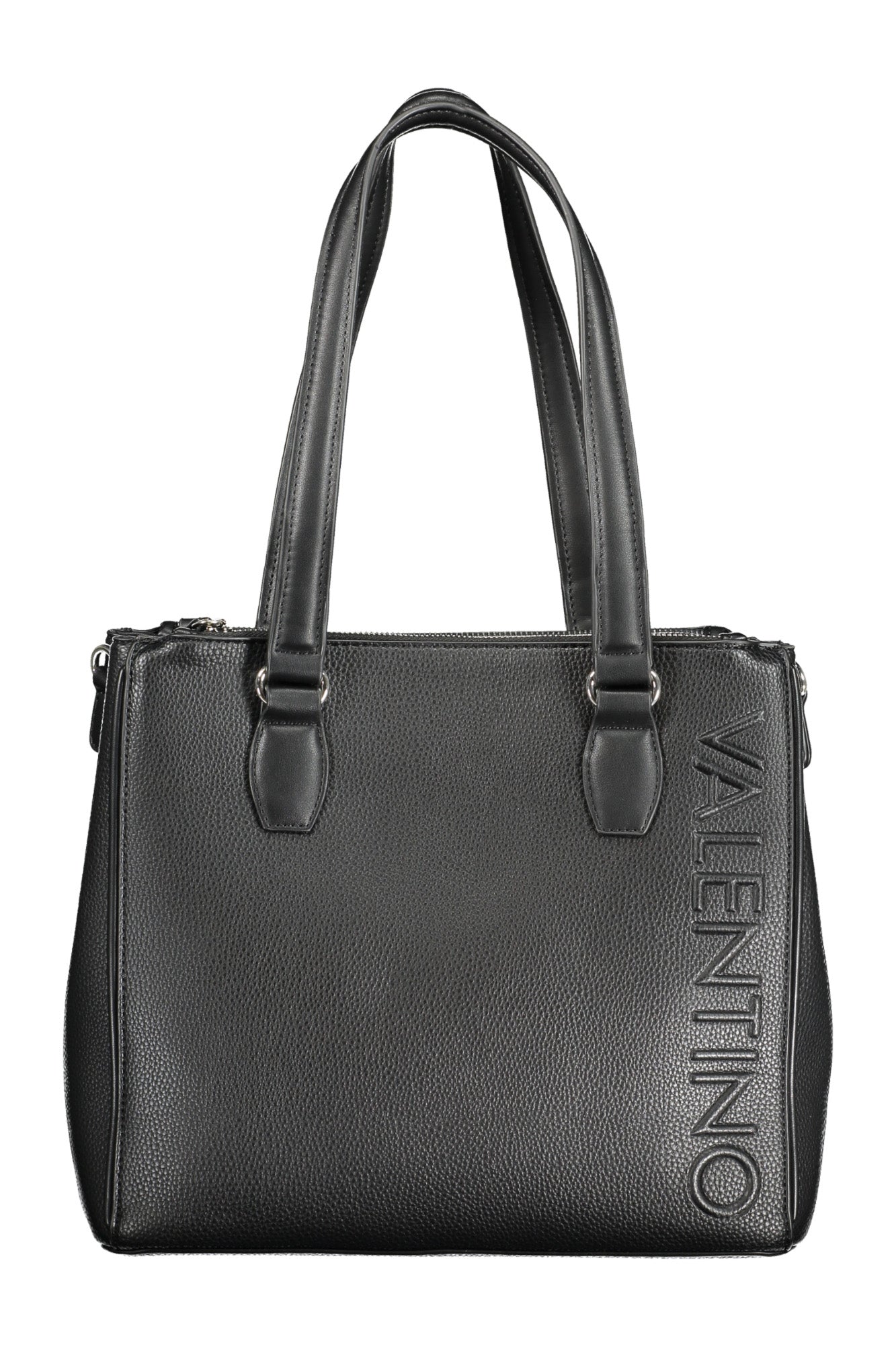 VBS7LV01SOHO_NENERO – Elegante Schwarze Damentasche: Vielseitiger Shopper mit Kontrastdetails – Größe: UNI – Farbe: Nero