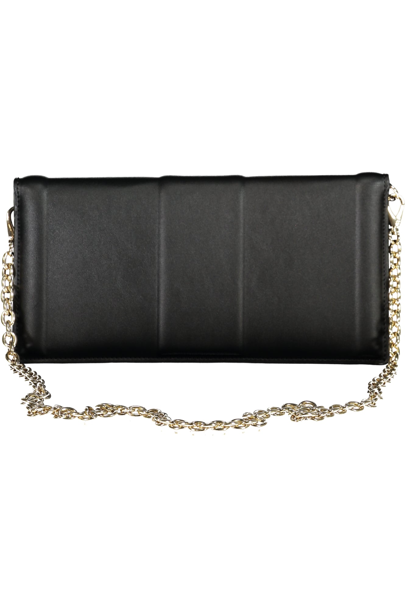 VBS8G617BRASS_NENERO – Elegante Damen Pochette in Schwarz mit Schulterkette und Kontrastdetails – Größe: UNI – Farbe: Nero