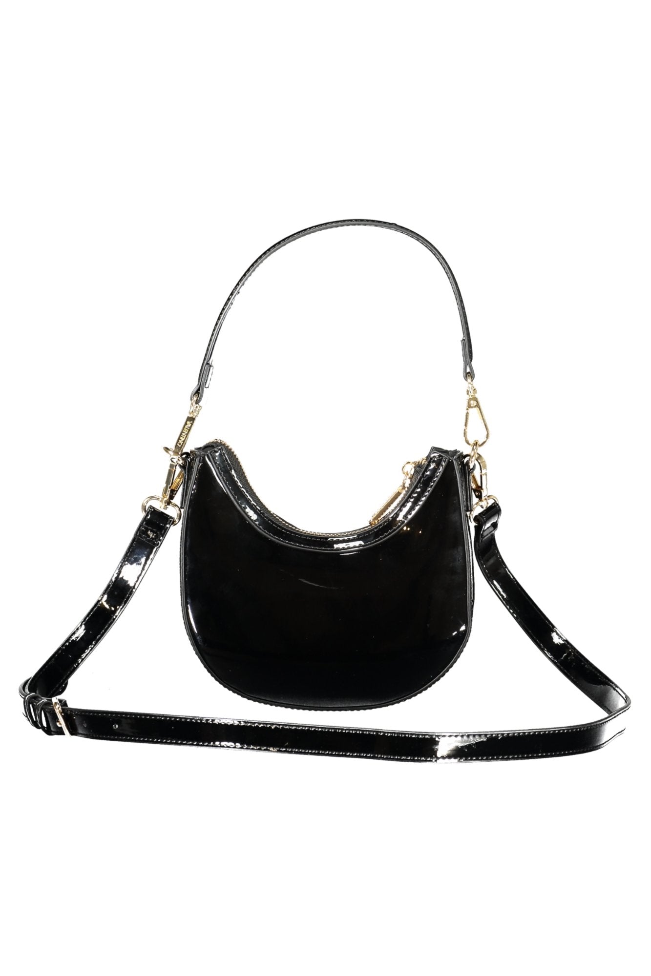 VBS8P807GERANIUM_NENERO – Elegante Schwarze Damentasche mit Abnehmbarem Gurt und Kontrastdetails – Größe: UNI – Farbe: Nero