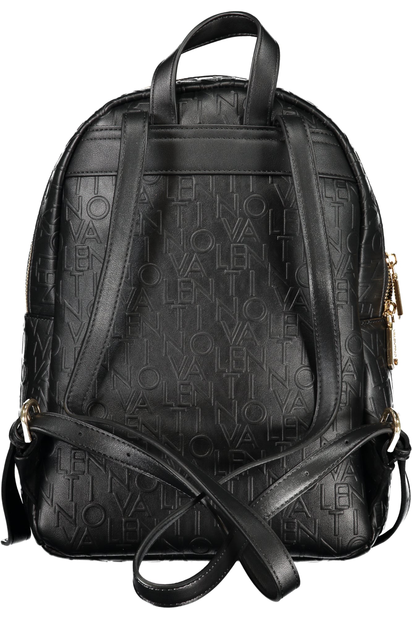 VBS6V005RELAX_NENERO – Eleganter Damen Rucksack in Schwarz mit Kontrastdetails und Logo – Größe: UNI – Farbe: Nero