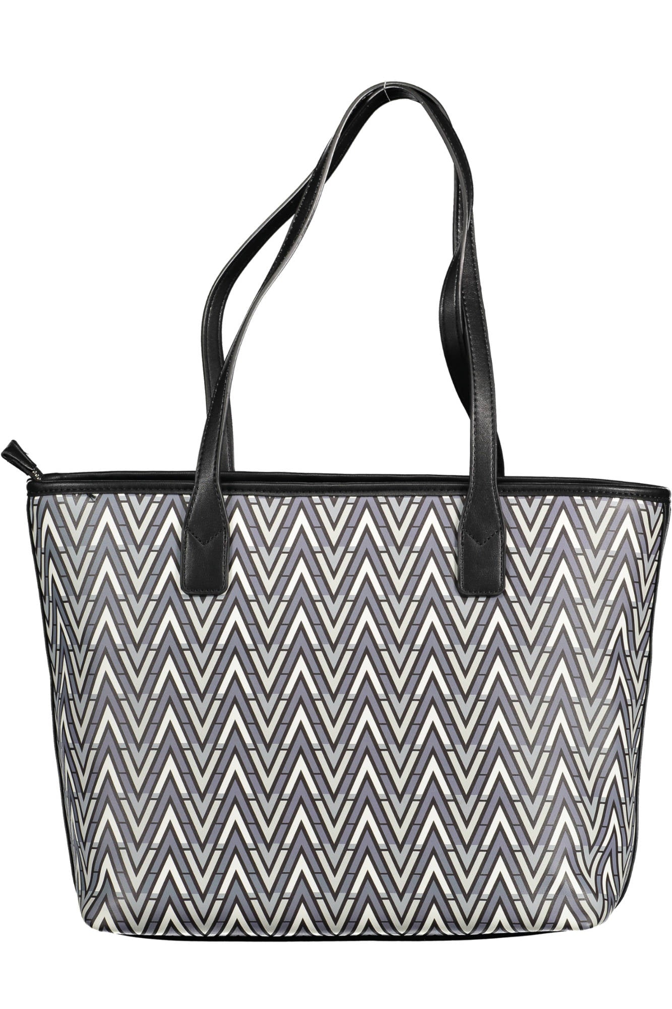 VBS69905-TONIC_NERO_NEROMULTI – Elegante schwarze Damen Handtasche mit vielseitigen Details und Logo – Größe: UNI – Farbe: Nero