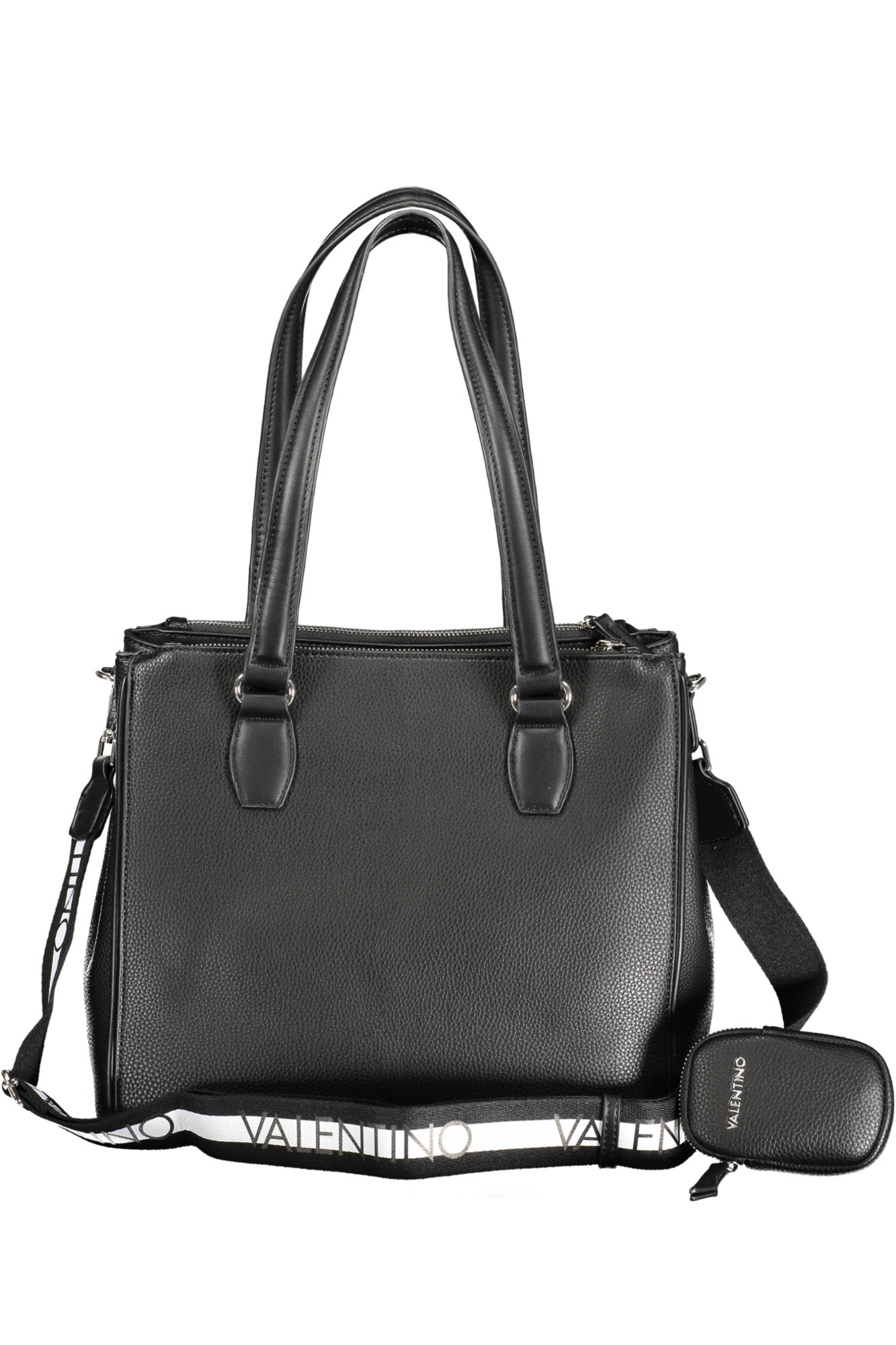 VBS7LV01SOHO_NENERO – Elegante Schwarze Damentasche: Vielseitiger Shopper mit Kontrastdetails – Größe: UNI – Farbe: Nero