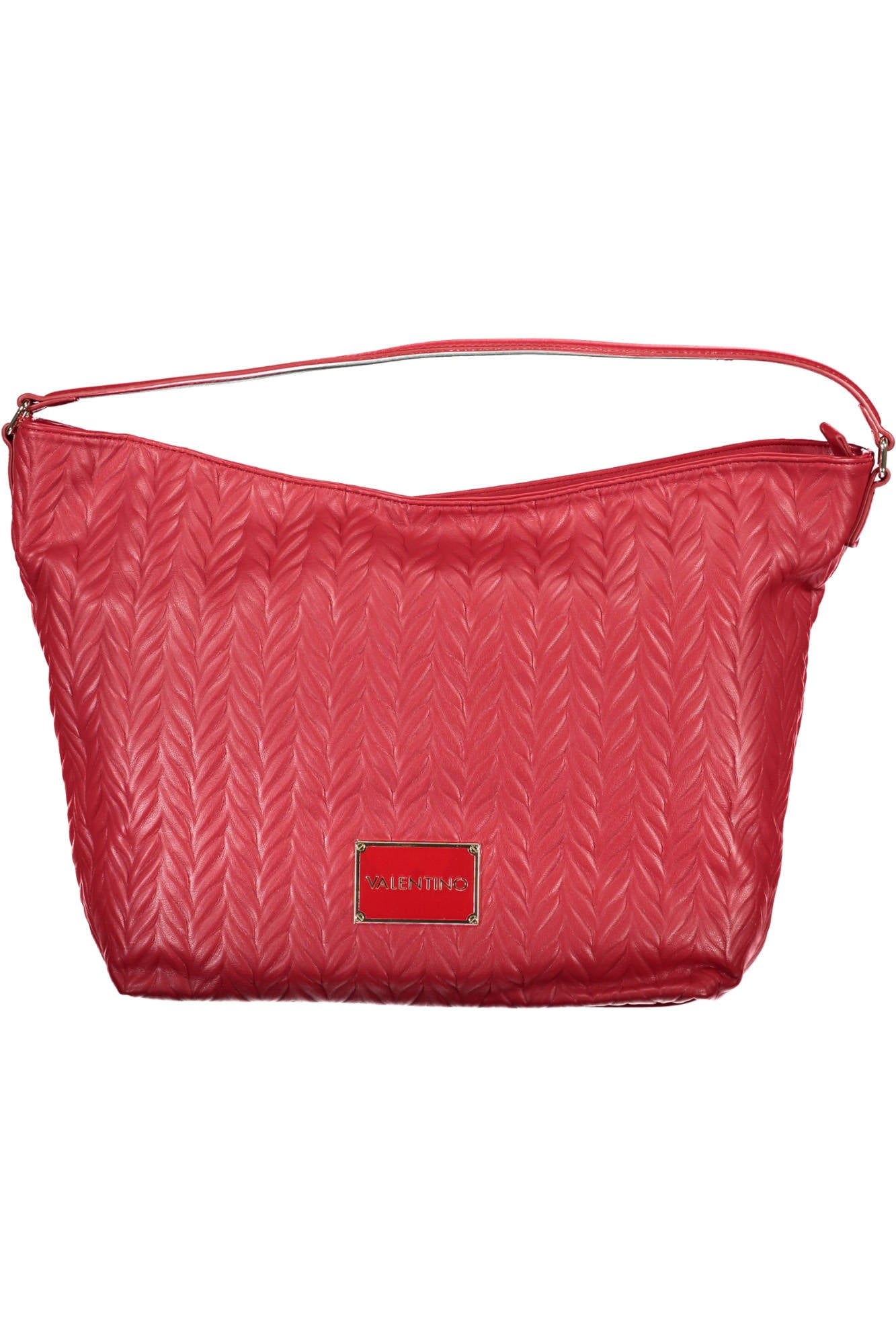 VBS6TA05-SUNNY-RE_ROSSO_ROSSO – Stilvolle Damenhandtasche in Rot mit Reißverschluss und recyceltem Material – Größe: UNI – Farbe: Rosso