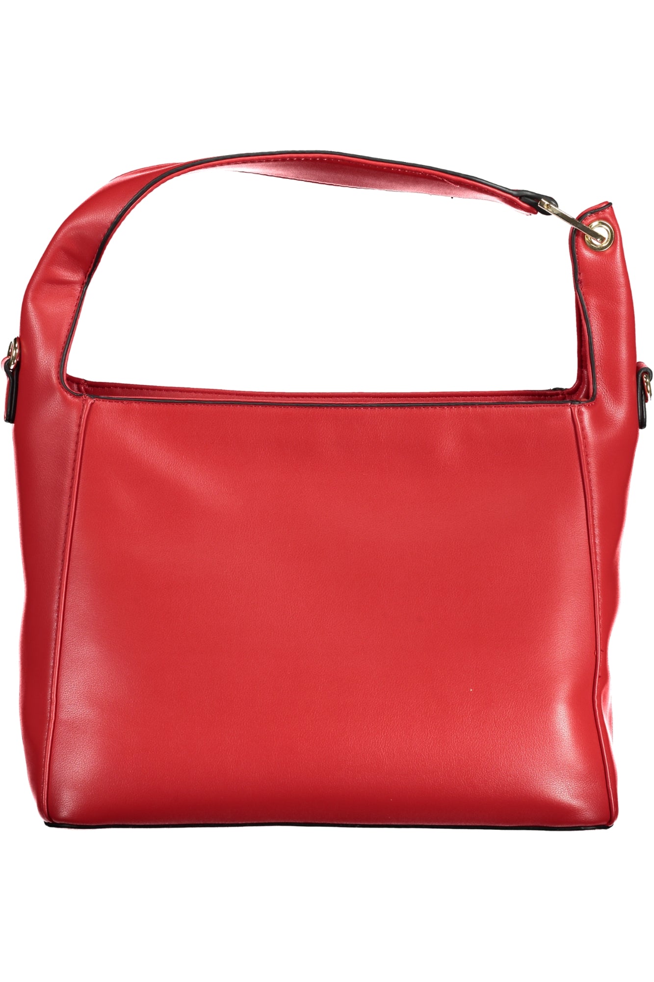 VBS7NM01HILLS_ROROSSO – Elegante Rote Damen-Schultertasche mit Abnehmbarem Gurt und Logo – Größe: UNI – Farbe: Rosso