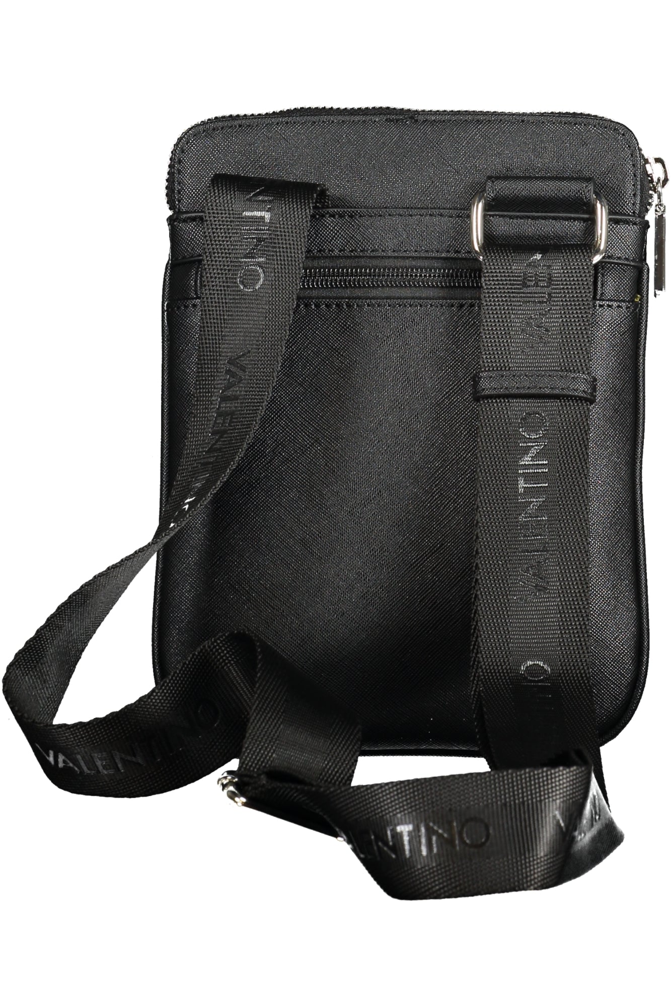 VBS5XQ11MARNIER_NENERO – Schwarze Schultertasche für Herren mit verstellbarem Riemen & Kontrastdetails – Größe: UNI – Farbe: Nero